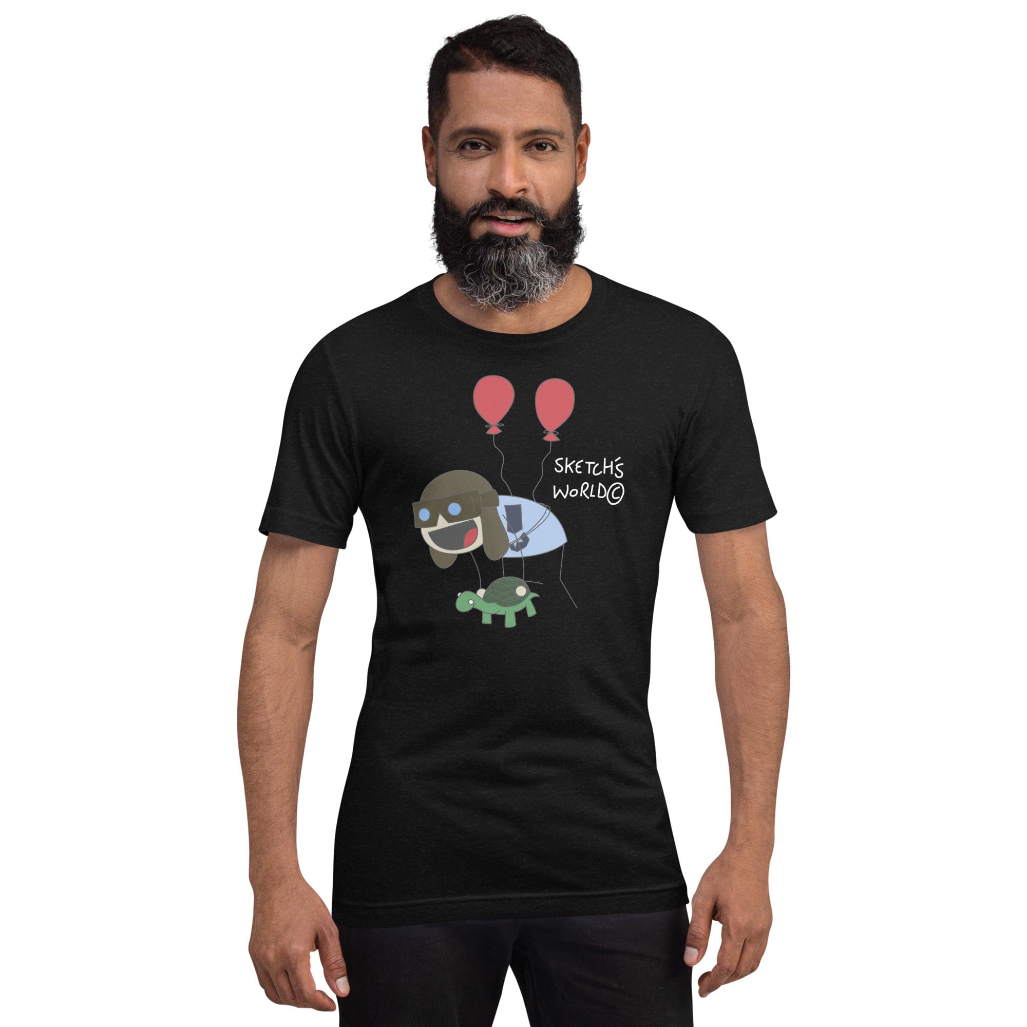 Tactical Gear Junkie Black Heather / XS Sketch's World © Officially Licensed - Air Force Transport Unisex T-Shirt