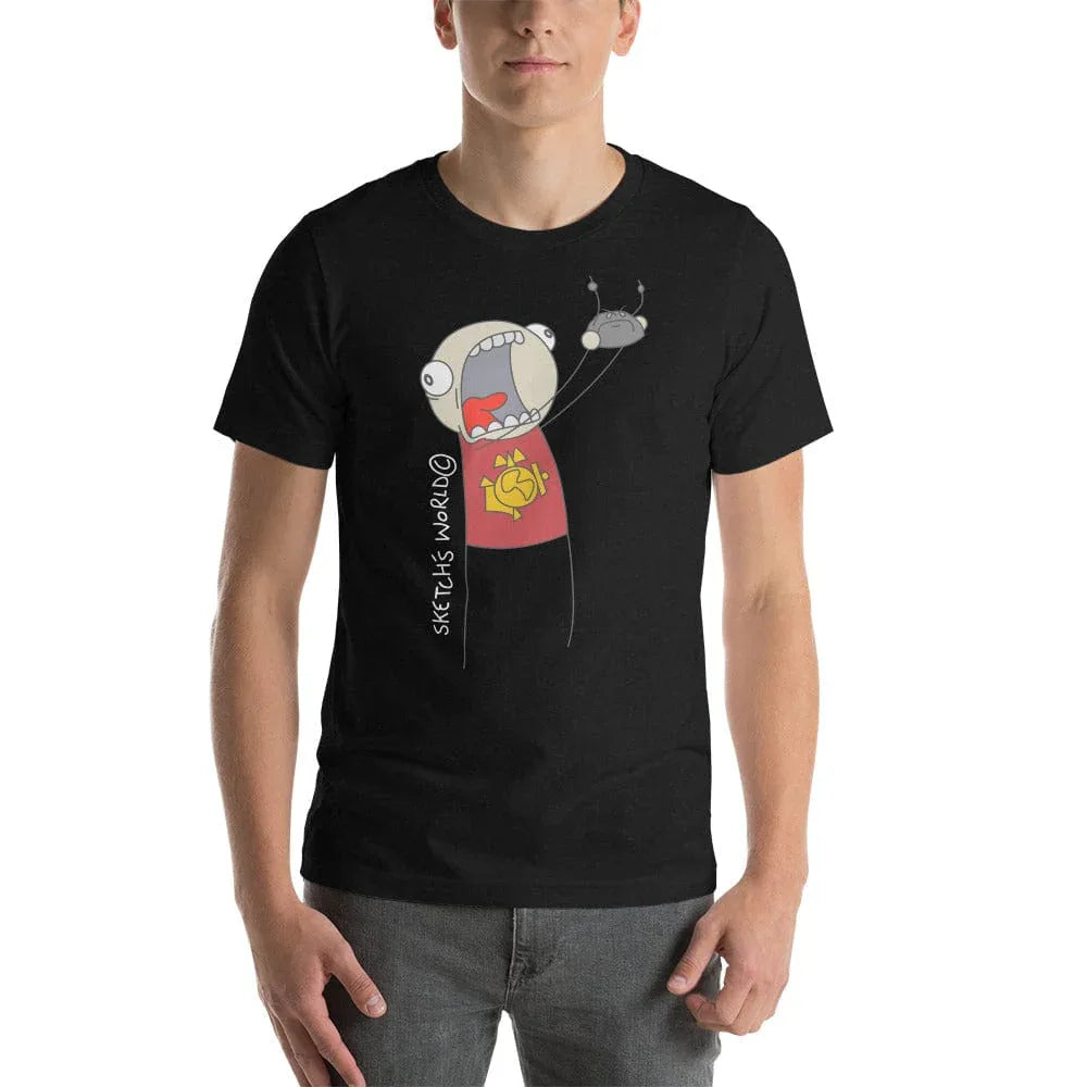 Tactical Gear Junkie Black Heather / XS Sketch's World © Officially Licensed - Marine & Rock Unisex T-Shirt
