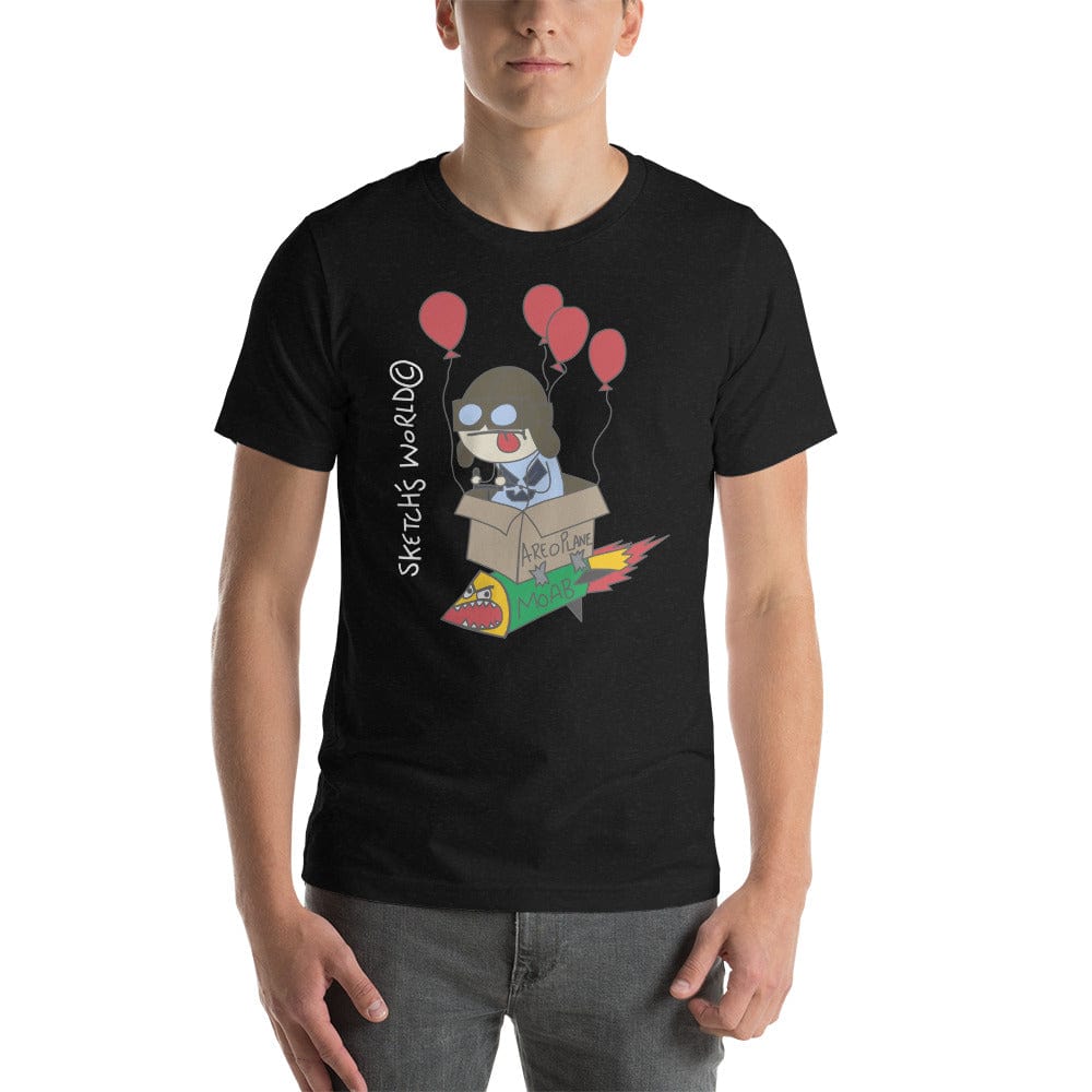 Tactical Gear Junkie Black Heather / XS Sketch's World © Officially Licensed - Air Force MOAB Unisex T-Shirt