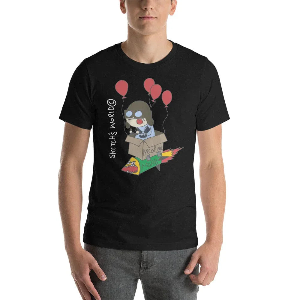Tactical Gear Junkie Black Heather / XS Sketch's World © Officially Licensed - Air Force MOAB Unisex T-Shirt