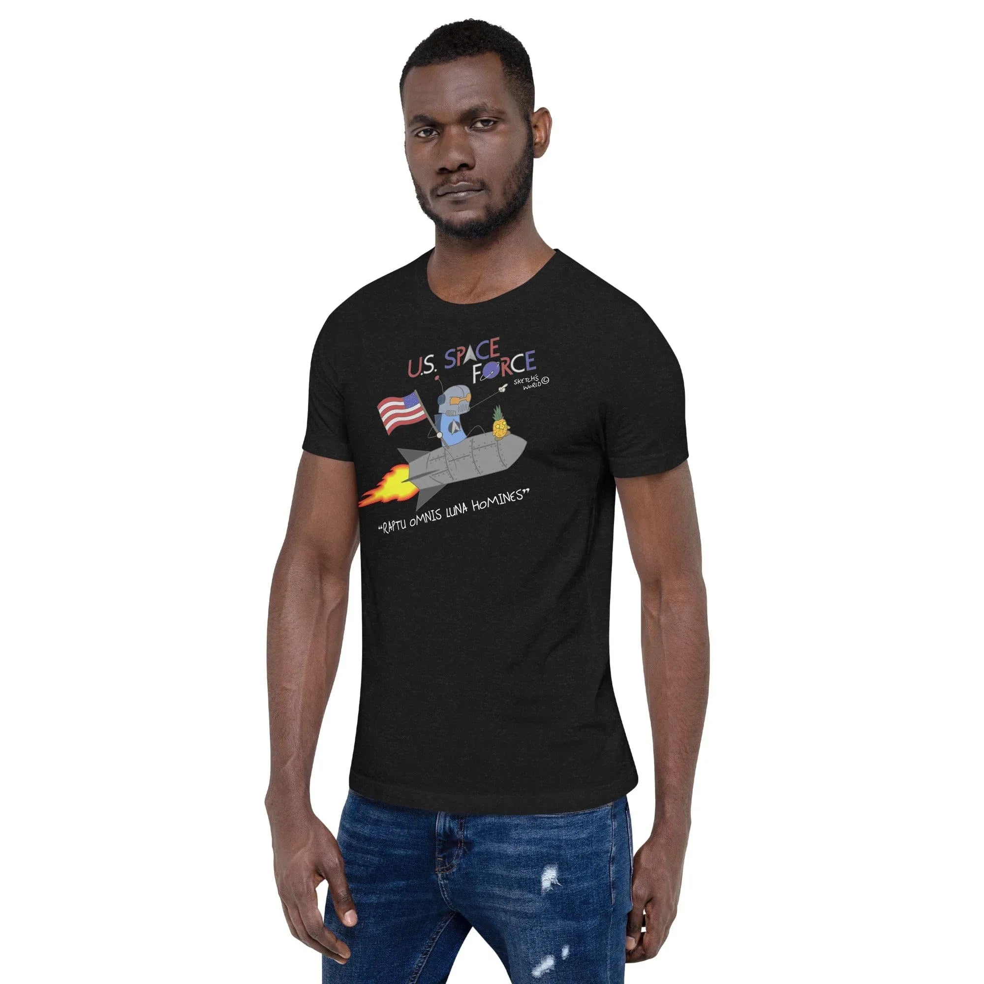 Tactical Gear Junkie Sketch's World © Officially Licensed - US Space Force Unisex T-Shirt
