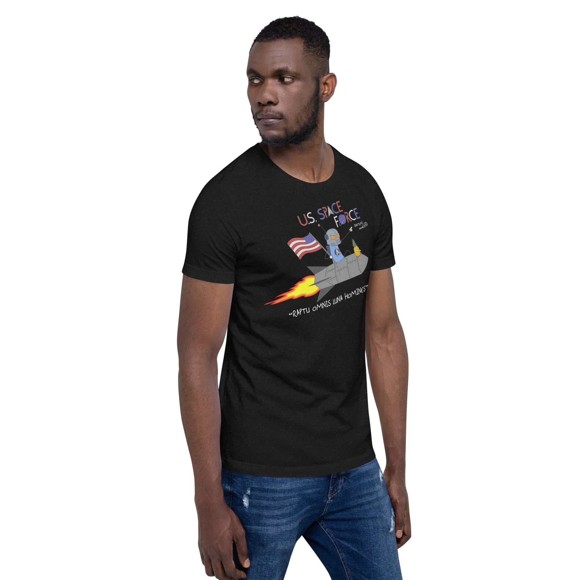 Tactical Gear Junkie Sketch's World © Officially Licensed - US Space Force Unisex T-Shirt
