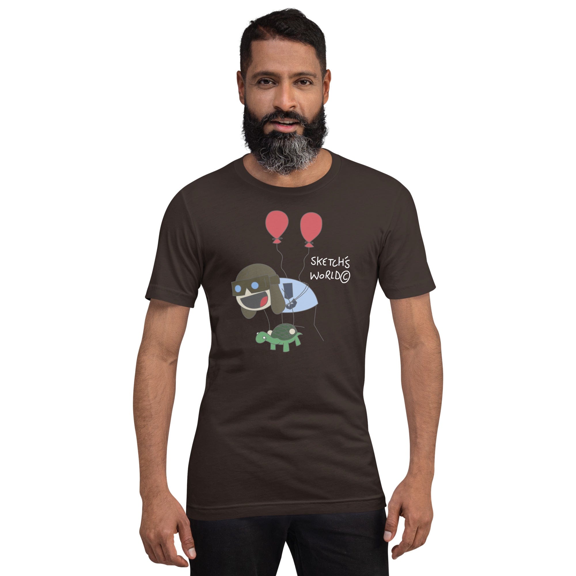 Tactical Gear Junkie Brown / S Sketch's World © Officially Licensed - Air Force Transport Unisex T-Shirt