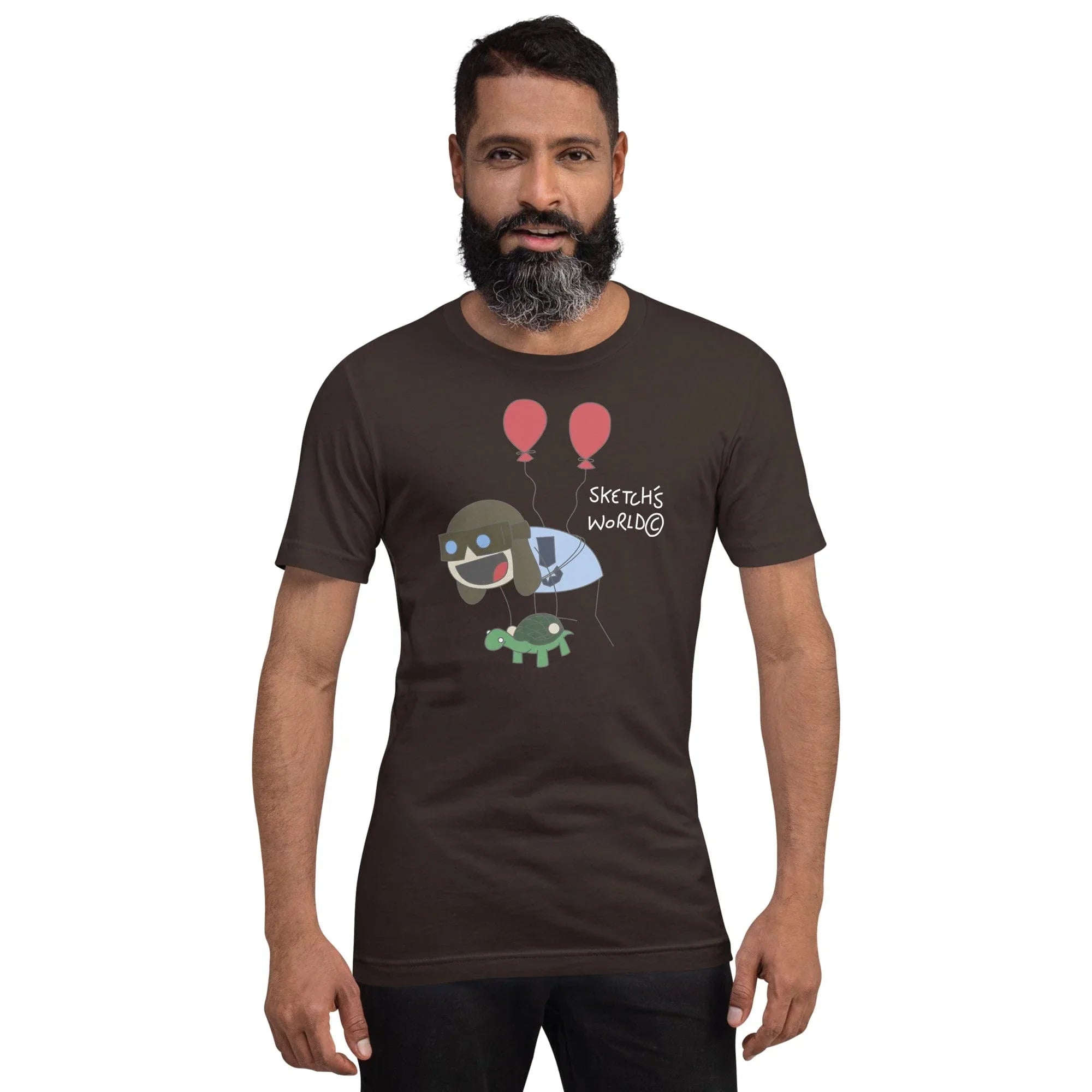 Tactical Gear Junkie Brown / S Sketch's World © Officially Licensed - Air Force Transport Unisex T-Shirt