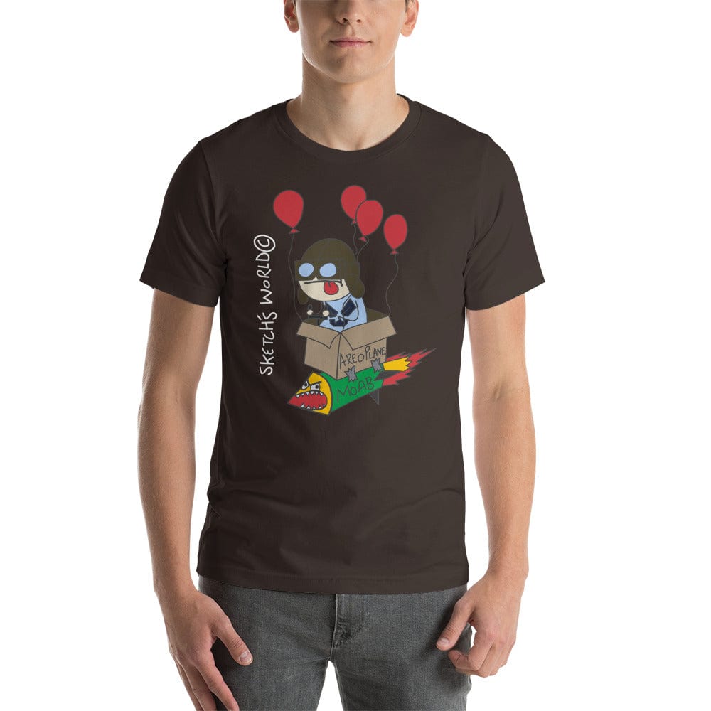 Tactical Gear Junkie Brown / S Sketch's World © Officially Licensed - Air Force MOAB Unisex T-Shirt
