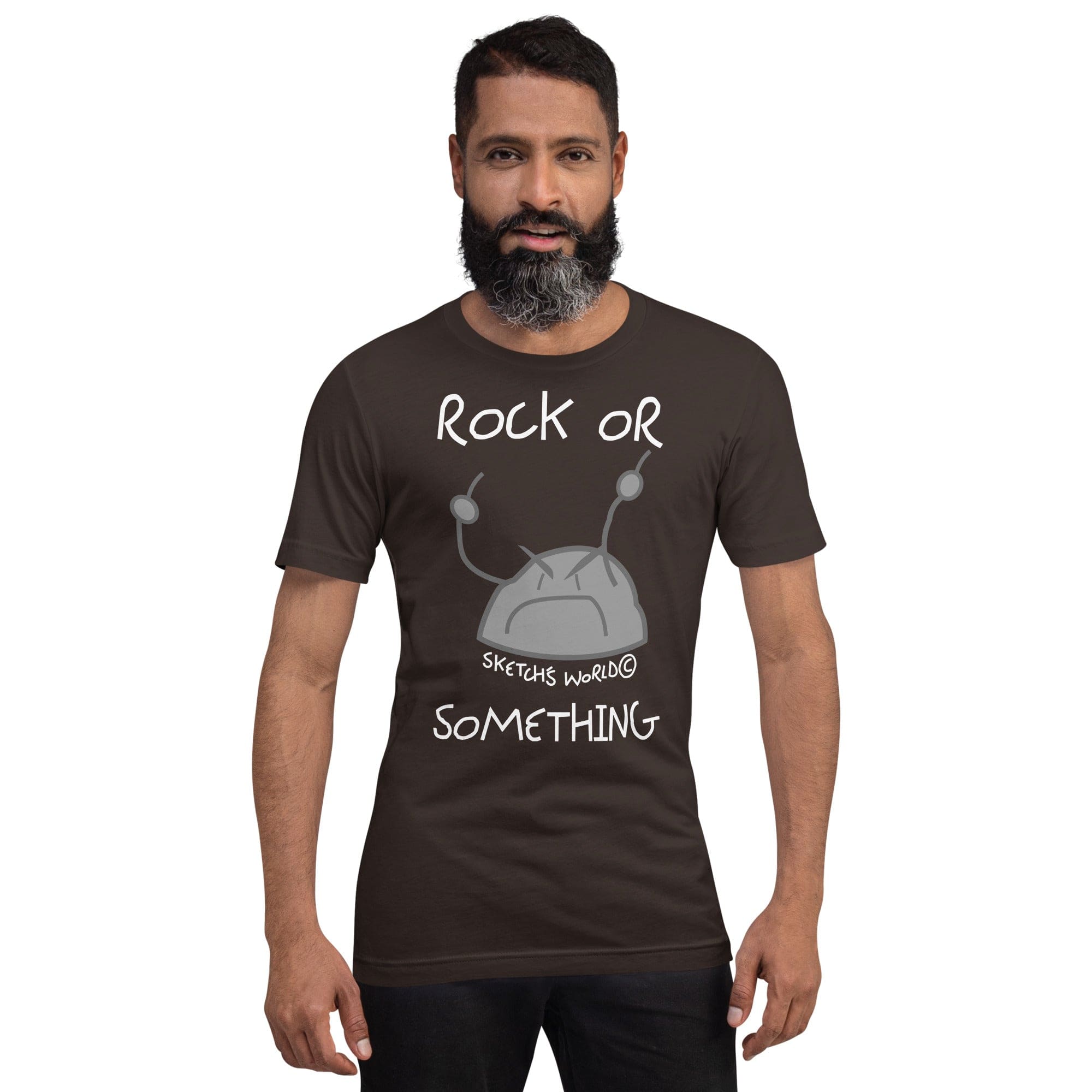 Tactical Gear Junkie Brown / S Sketch's World © Officially Licensed - Rock or Something Unisex T-Shirt