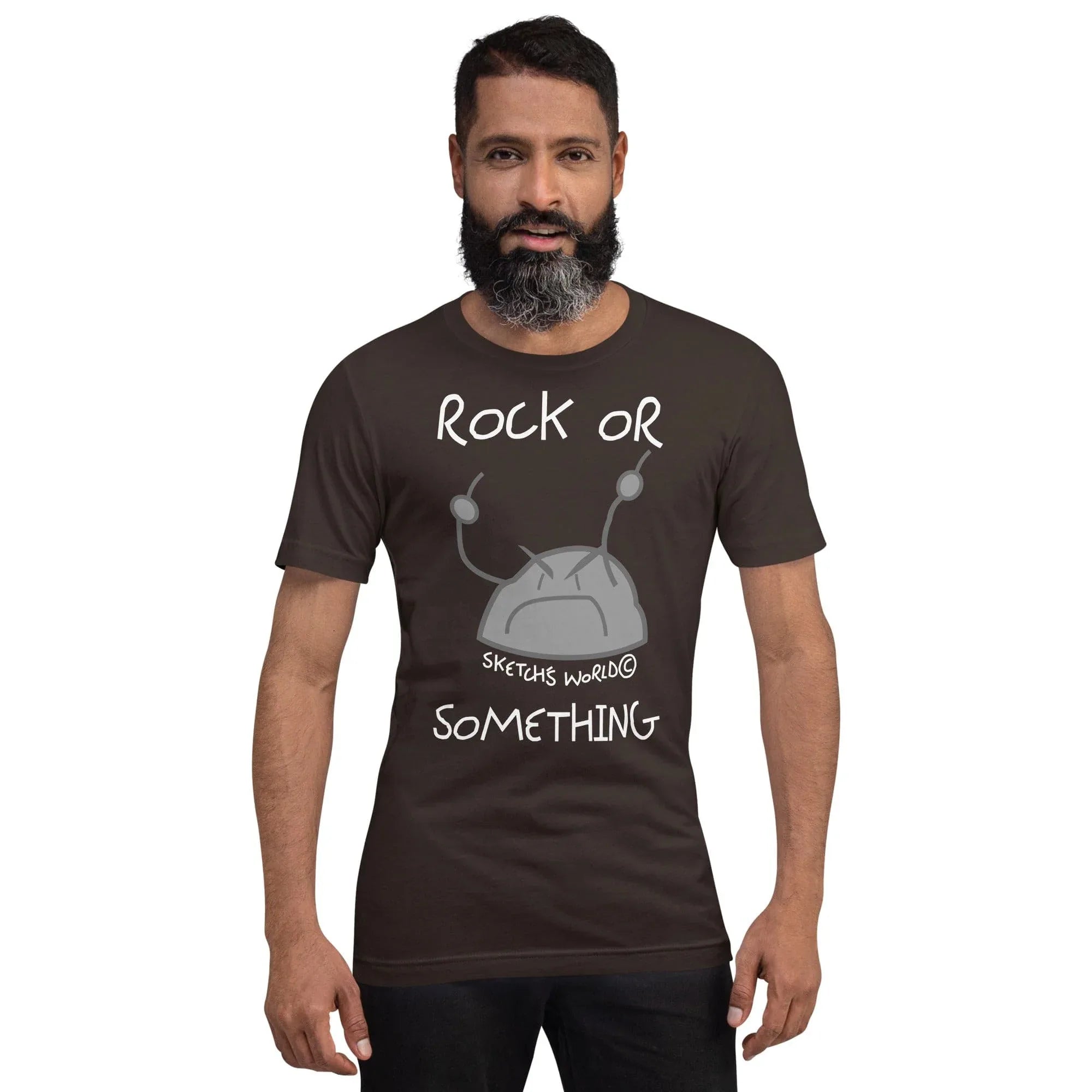 Tactical Gear Junkie Brown / S Sketch's World © Officially Licensed - Rock or Something Unisex T-Shirt