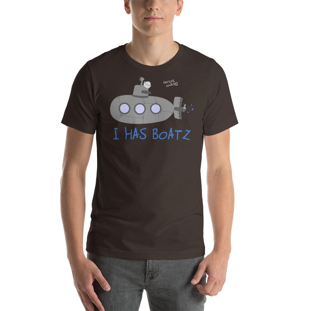 Tactical Gear Junkie Brown / S Sketch's World © Officially Licensed - Navy Submarine Unisex T-Shirt