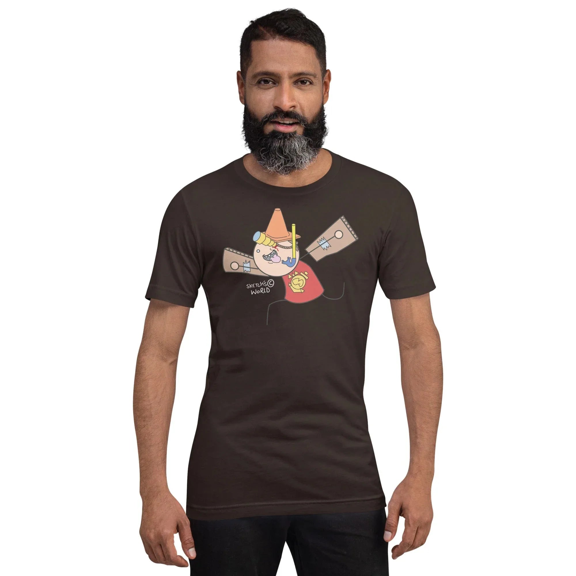 Tactical Gear Junkie Brown / S Sketch's World © Officially Licensed - Flying Marine Unisex T-Shirt