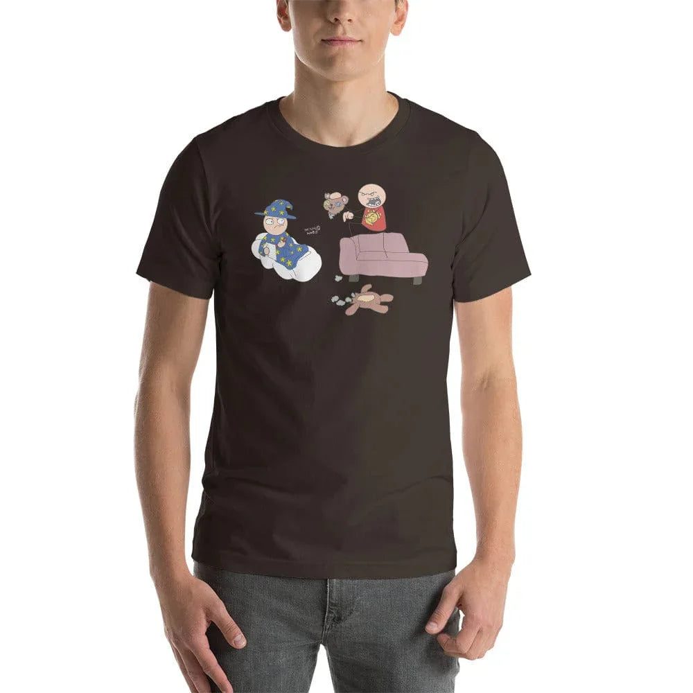 Tactical Gear Junkie Brown / S Sketch's World © Officially Licensed - Wizard Unisex T-Shirt