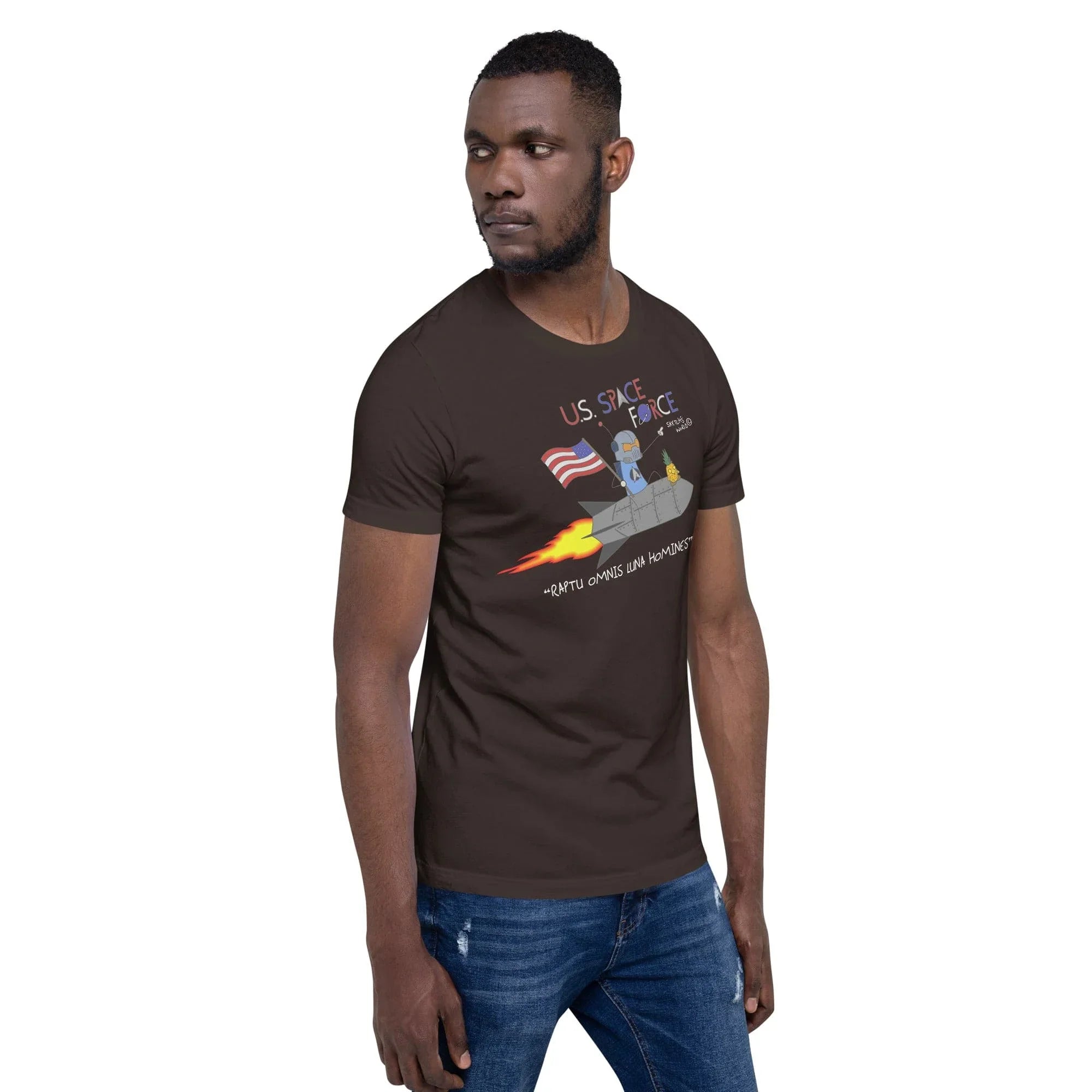 Tactical Gear Junkie Sketch's World © Officially Licensed - US Space Force Unisex T-Shirt
