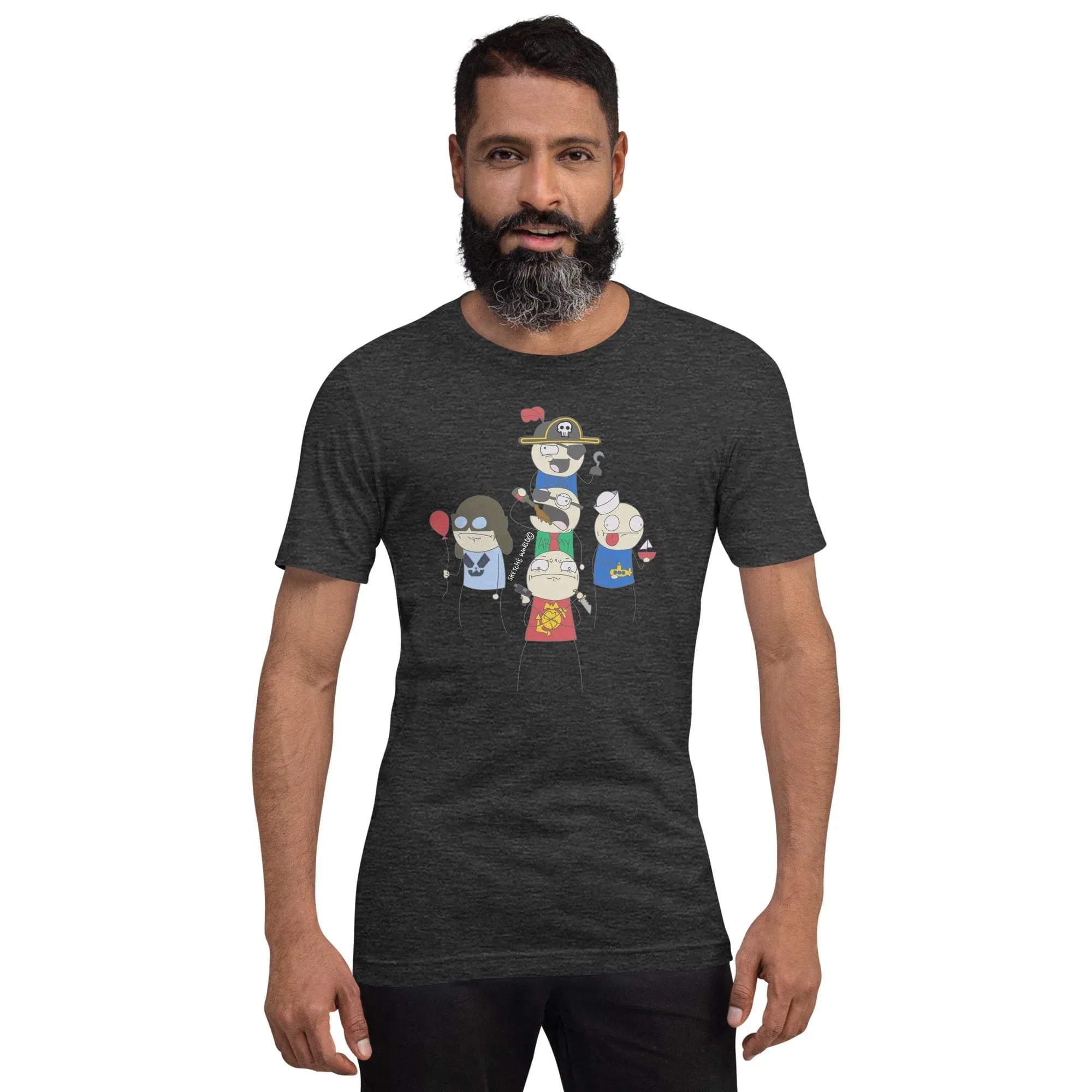 Tactical Gear Junkie Dark Grey Heather / XS Sketch's World © Officially Licensed - 5 Branches Unisex T-Shirt