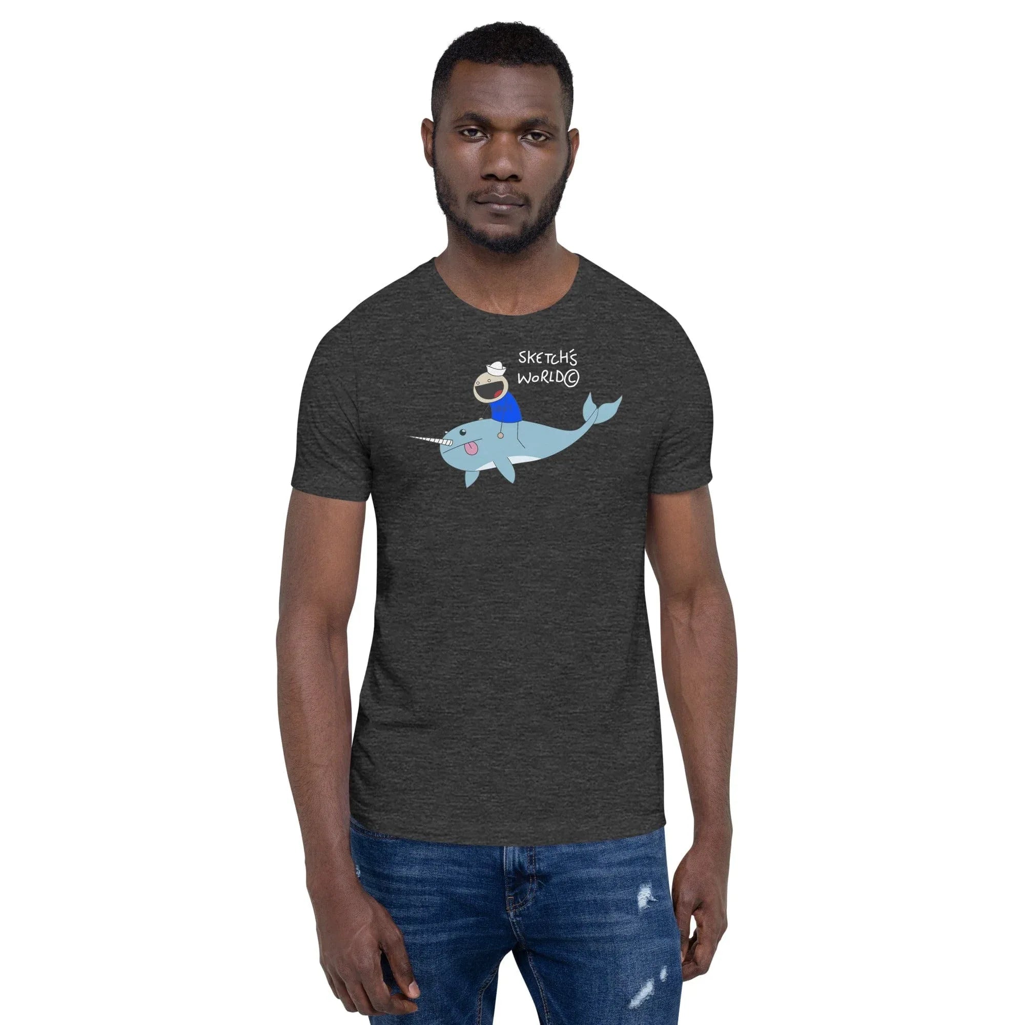 Tactical Gear Junkie Dark Grey Heather / XS Sketch's World © Officially Licensed - Navy Transport Unisex T-Shirt