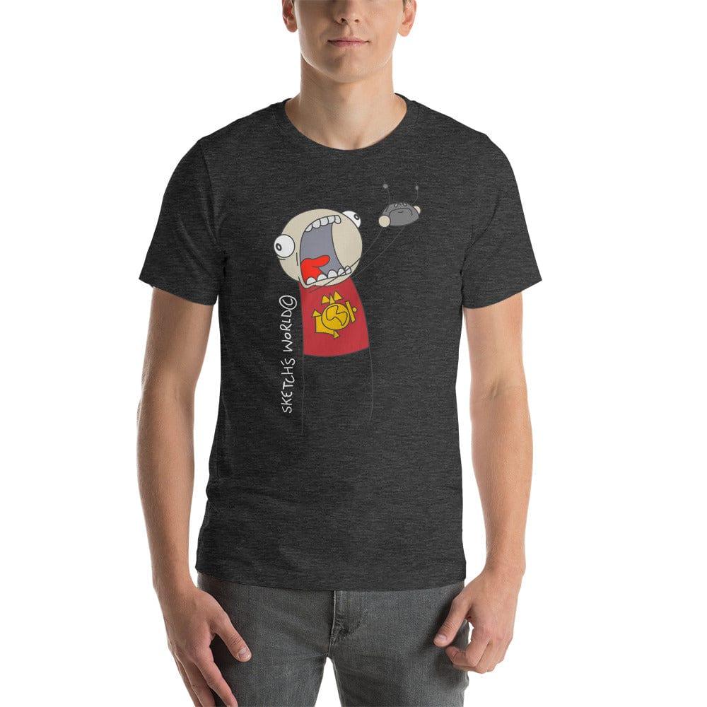 Tactical Gear Junkie Dark Grey Heather / XS Sketch's World © Officially Licensed - Marine & Rock Unisex T-Shirt
