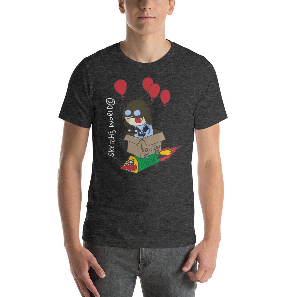 Tactical Gear Junkie Dark Grey Heather / XS Sketch's World © Officially Licensed - Air Force MOAB Unisex T-Shirt
