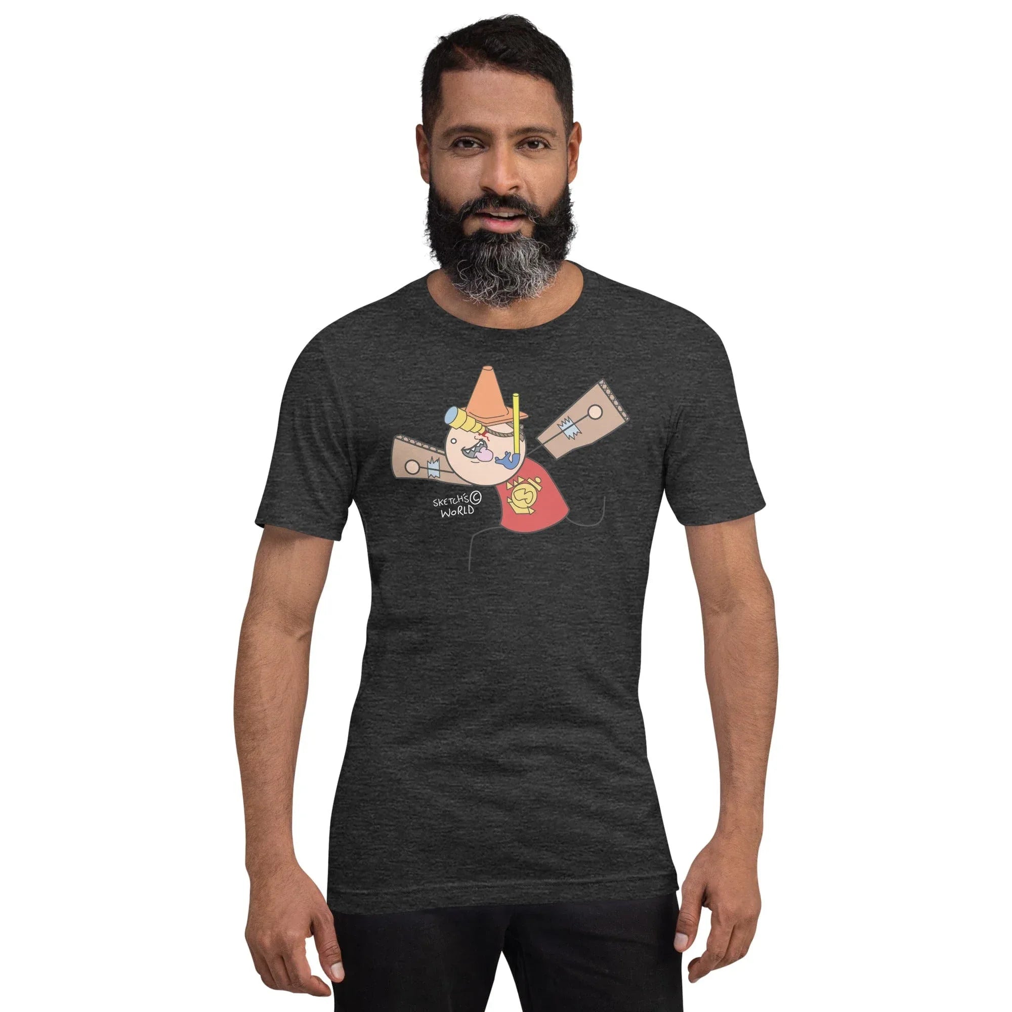 Tactical Gear Junkie Dark Grey Heather / XS Sketch's World © Officially Licensed - Flying Marine Unisex T-Shirt