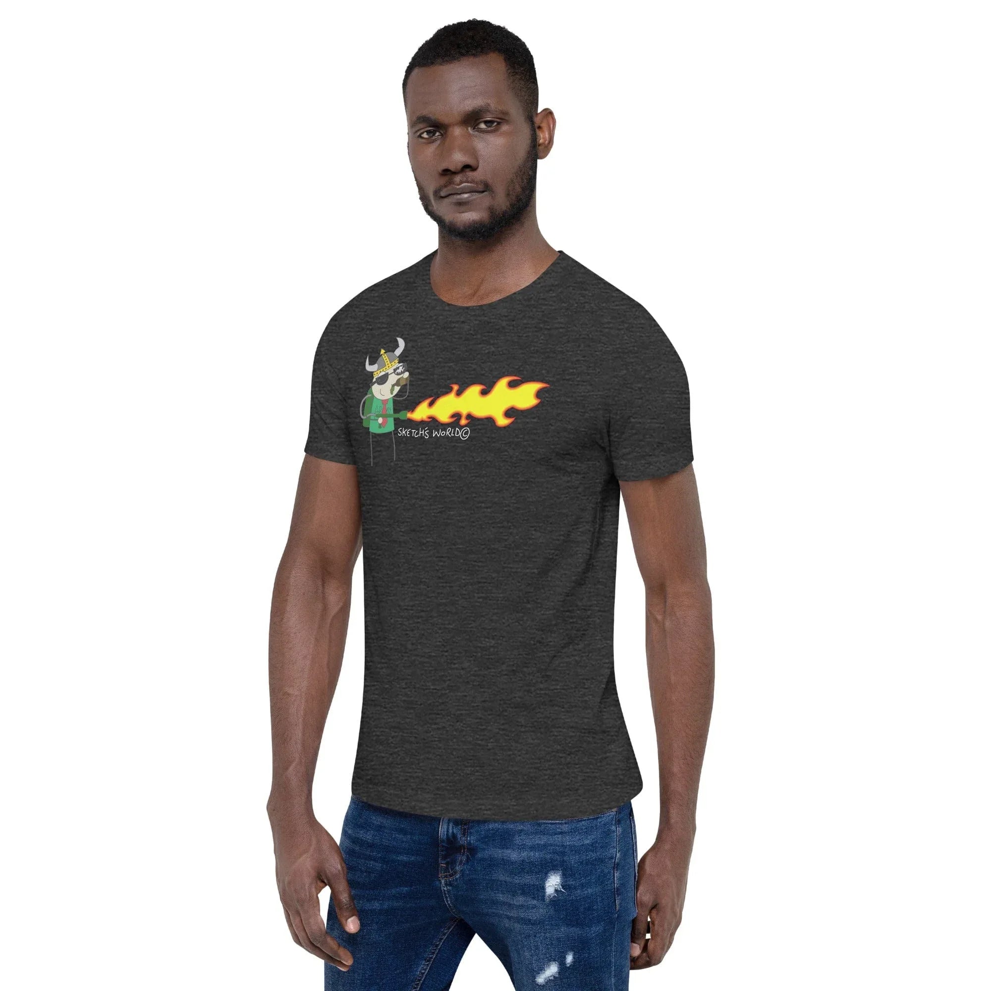 Tactical Gear Junkie Sketch's World © Officially Licensed - Army Flamethrower Unisex T-Shirt