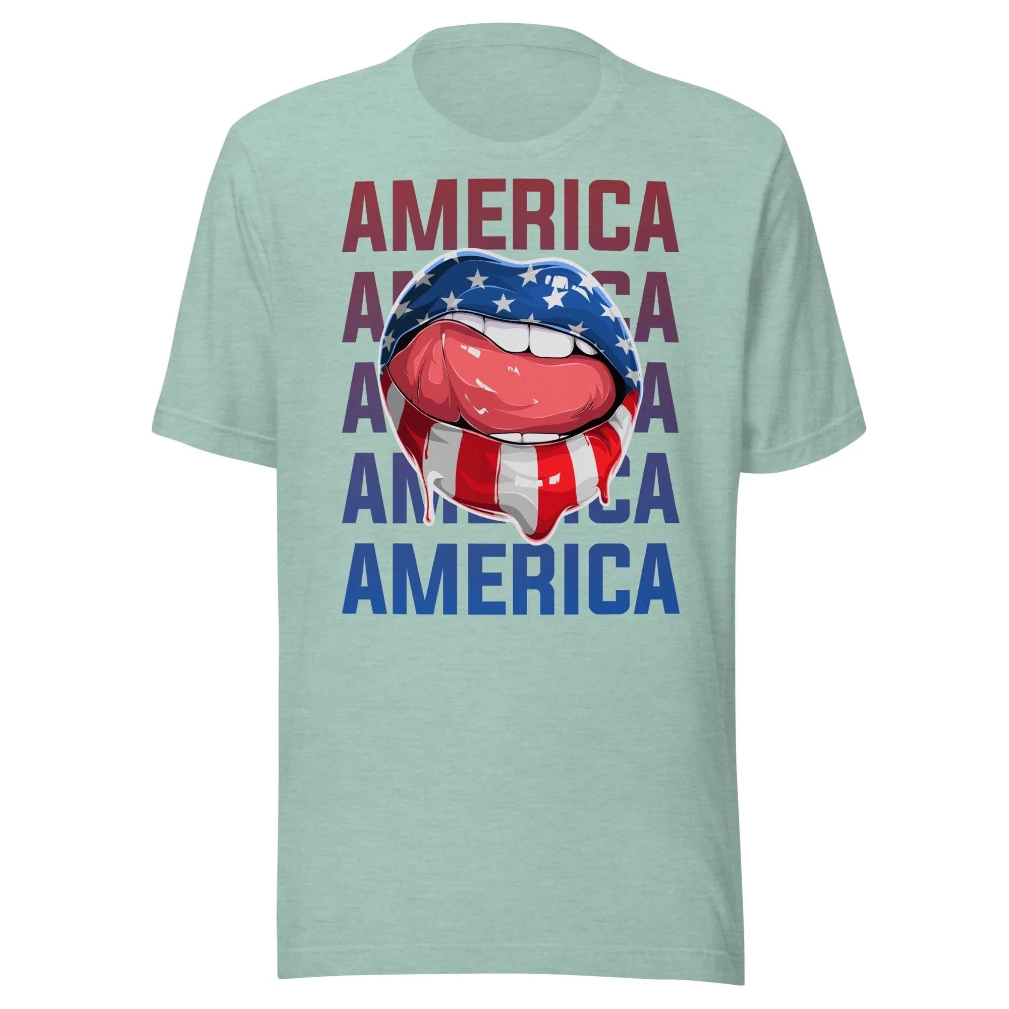 Tactical Gear Junkie American Flag Lips - Unisex t-shirt