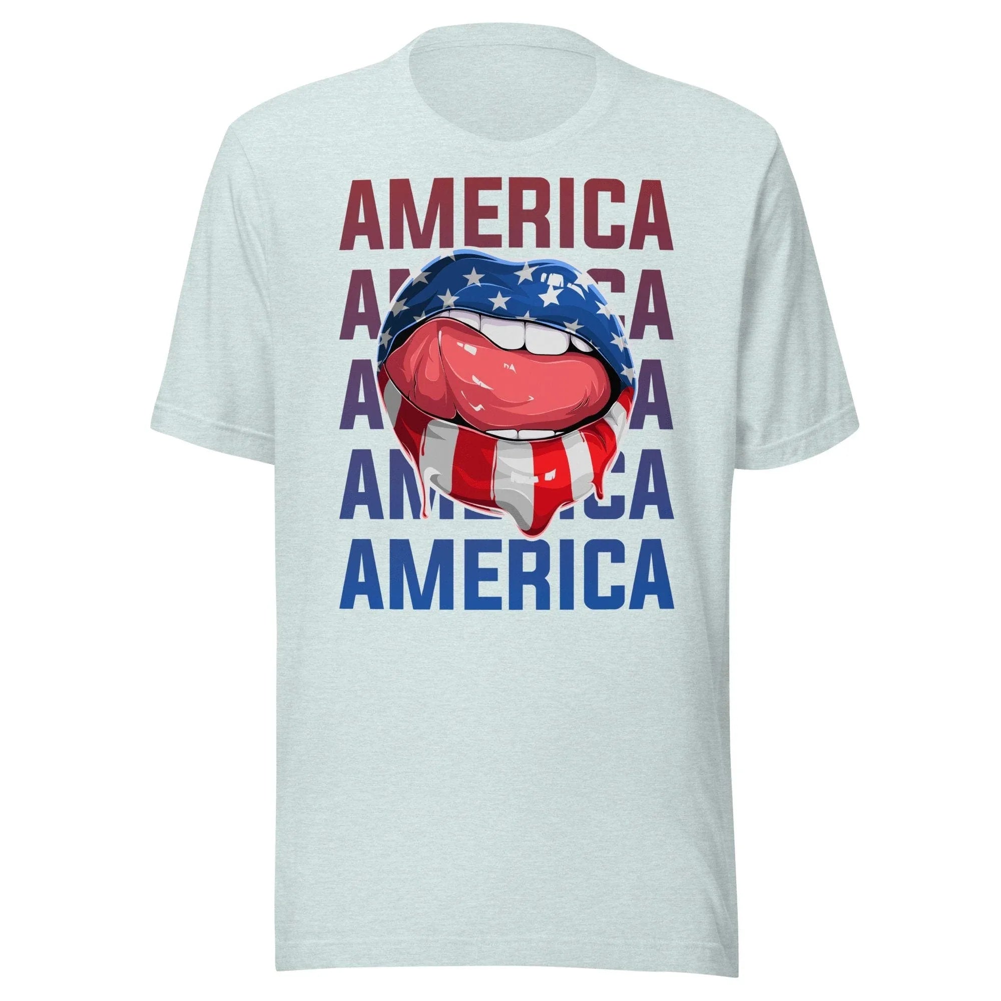 Tactical Gear Junkie American Flag Lips - Unisex t-shirt