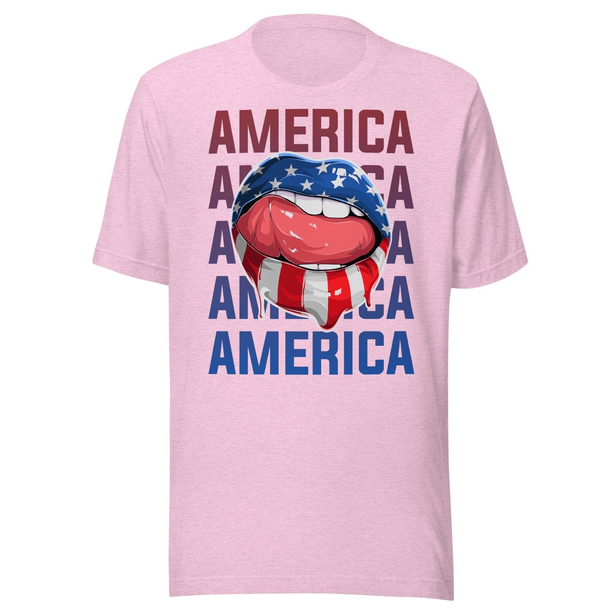 Tactical Gear Junkie American Flag Lips - Unisex t-shirt