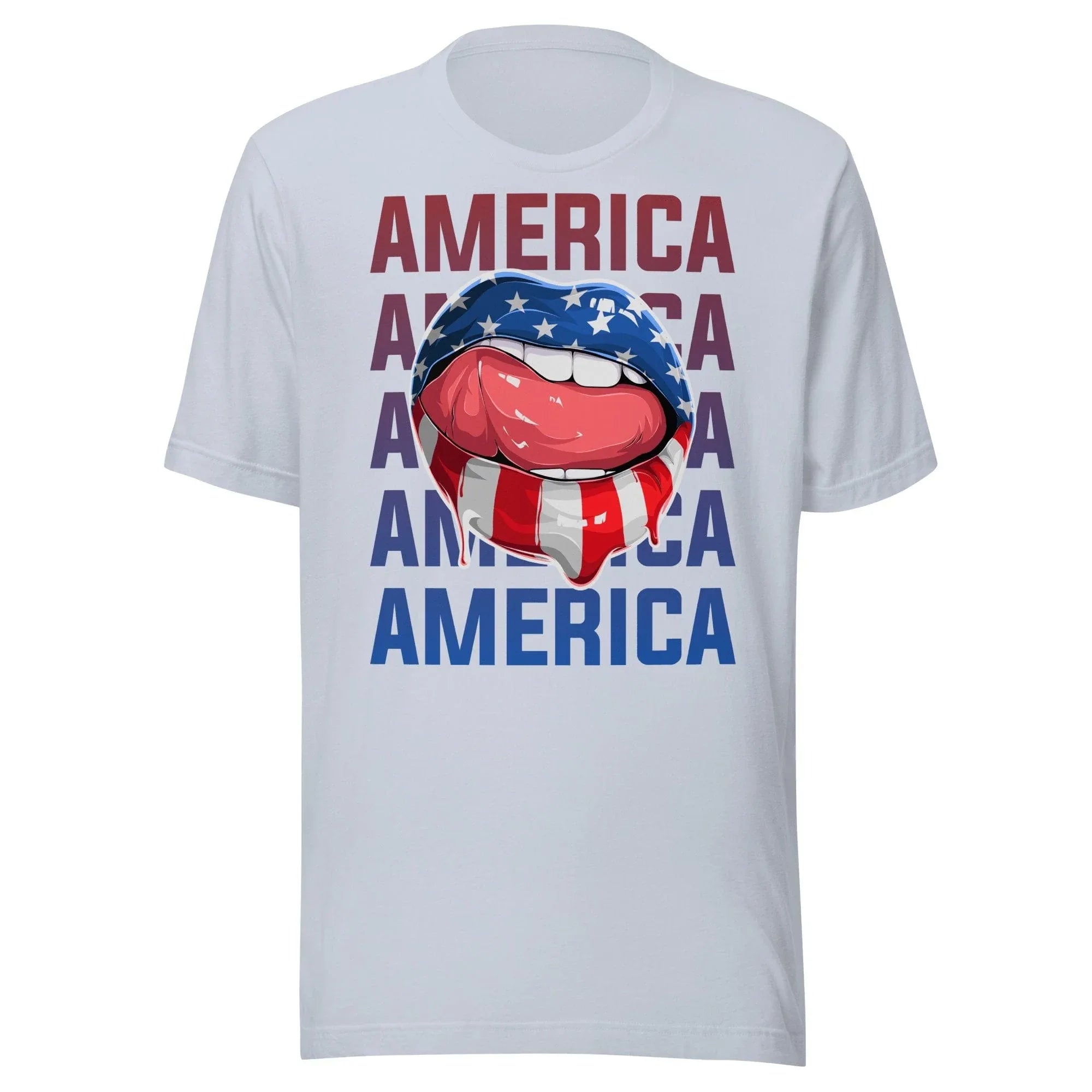 Tactical Gear Junkie American Flag Lips - Unisex t-shirt