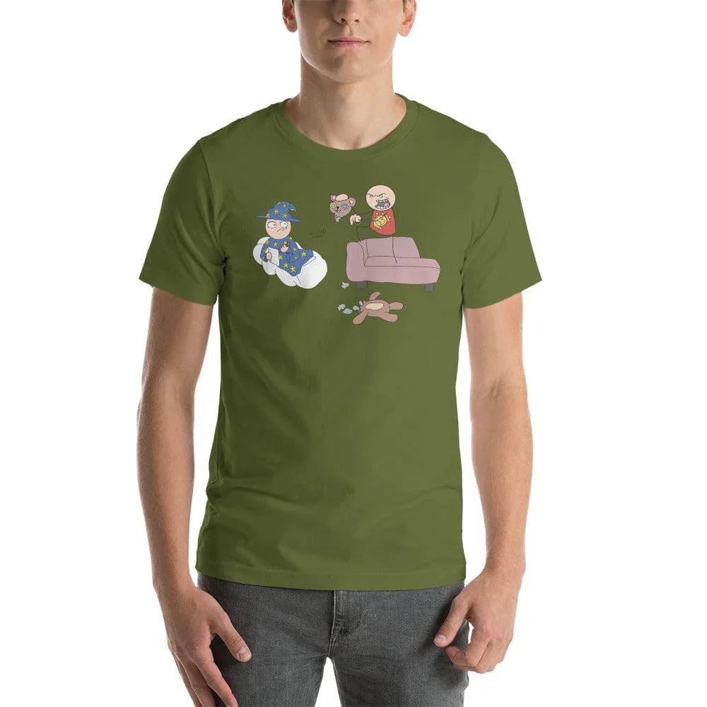 Tactical Gear Junkie Olive / S Sketch's World © Officially Licensed - Wizard Unisex T-Shirt