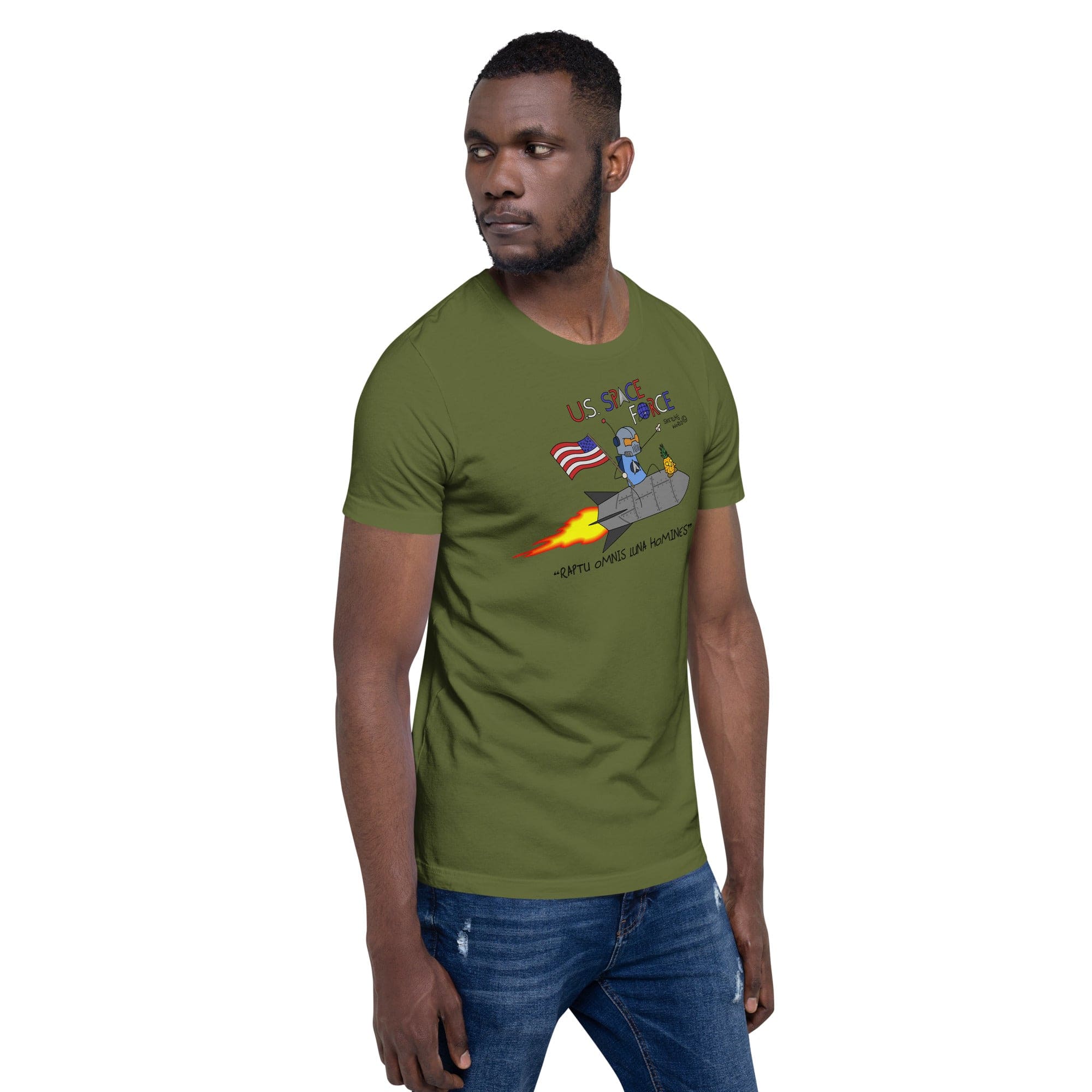 Tactical Gear Junkie Sketch's World © Officially Licensed - US Space Force Unisex T-Shirt