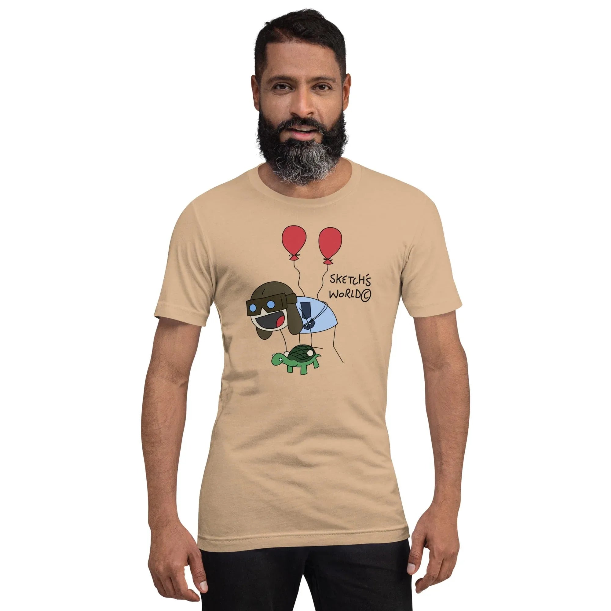 Tactical Gear Junkie Tan / XS Sketch's World © Officially Licensed - Air Force Transport Unisex T-Shirt