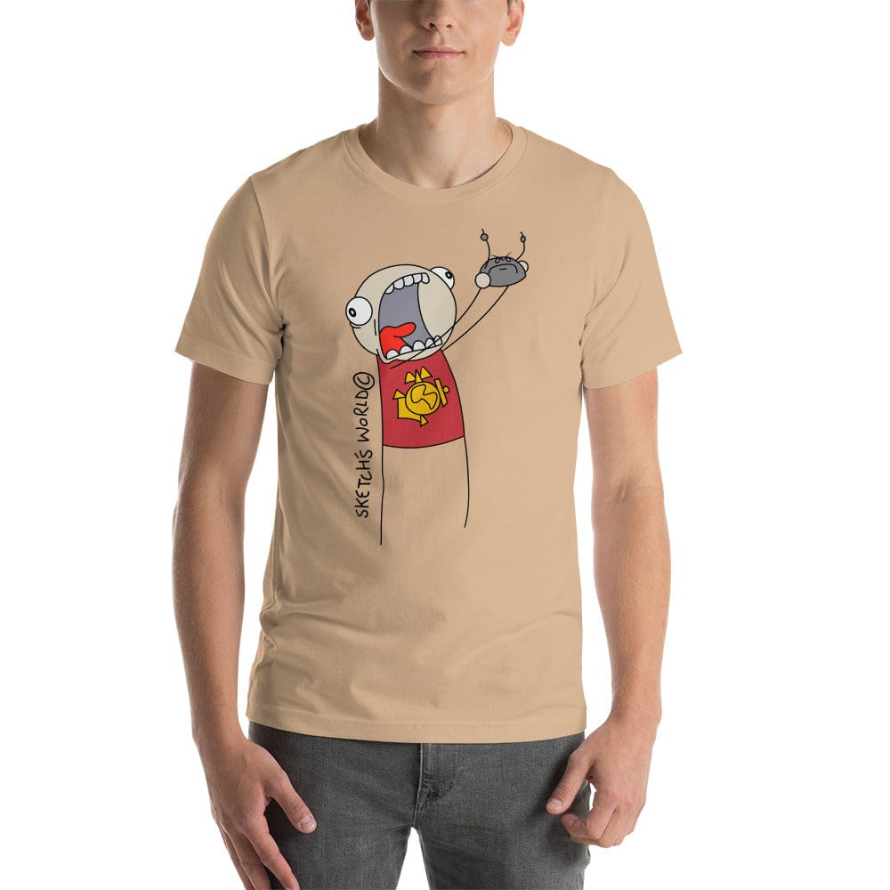 Tactical Gear Junkie Tan / XS Sketch's World © Officially Licensed - Marine & Rock Unisex T-Shirt