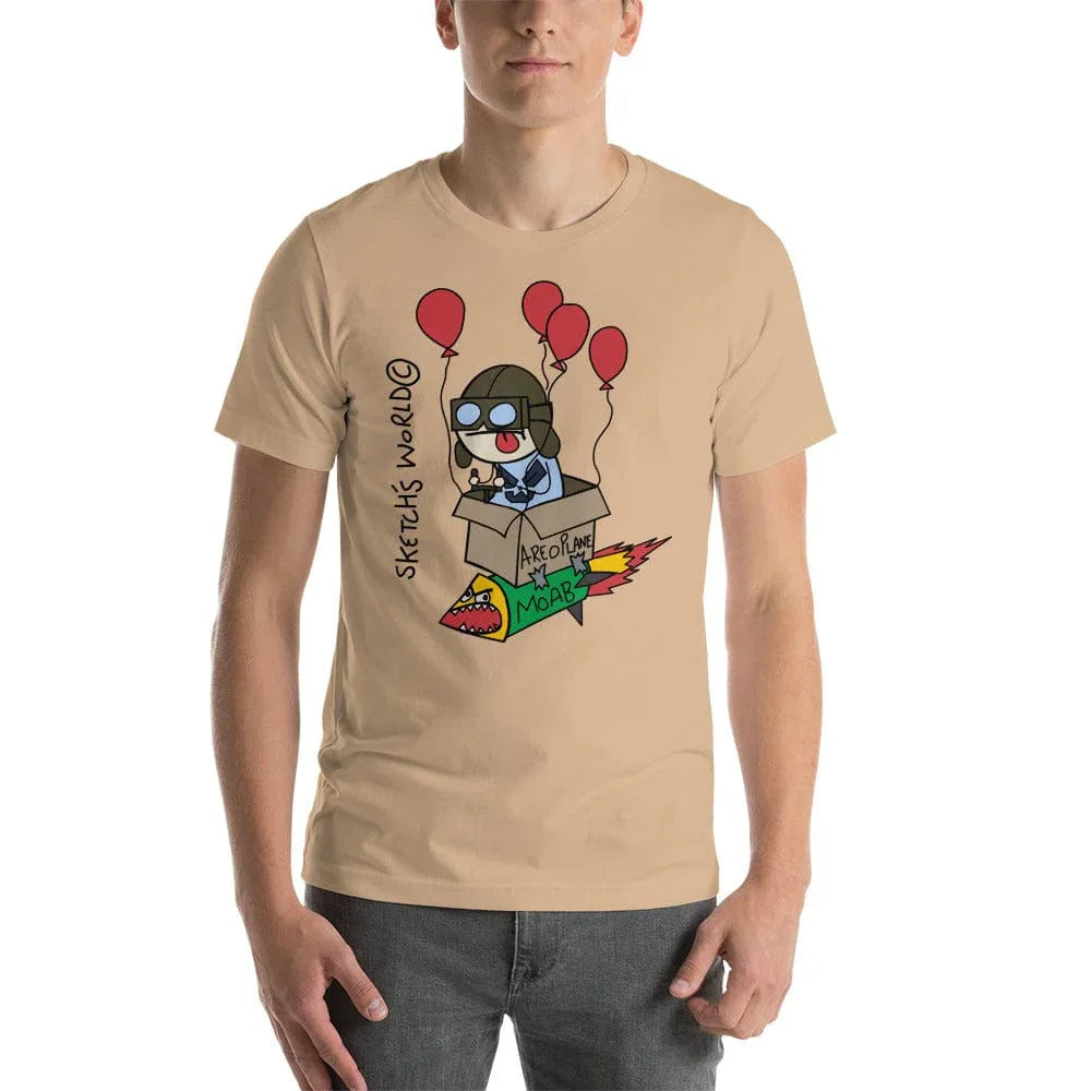 Tactical Gear Junkie Tan / XS Sketch's World © Officially Licensed - Air Force MOAB Unisex T-Shirt