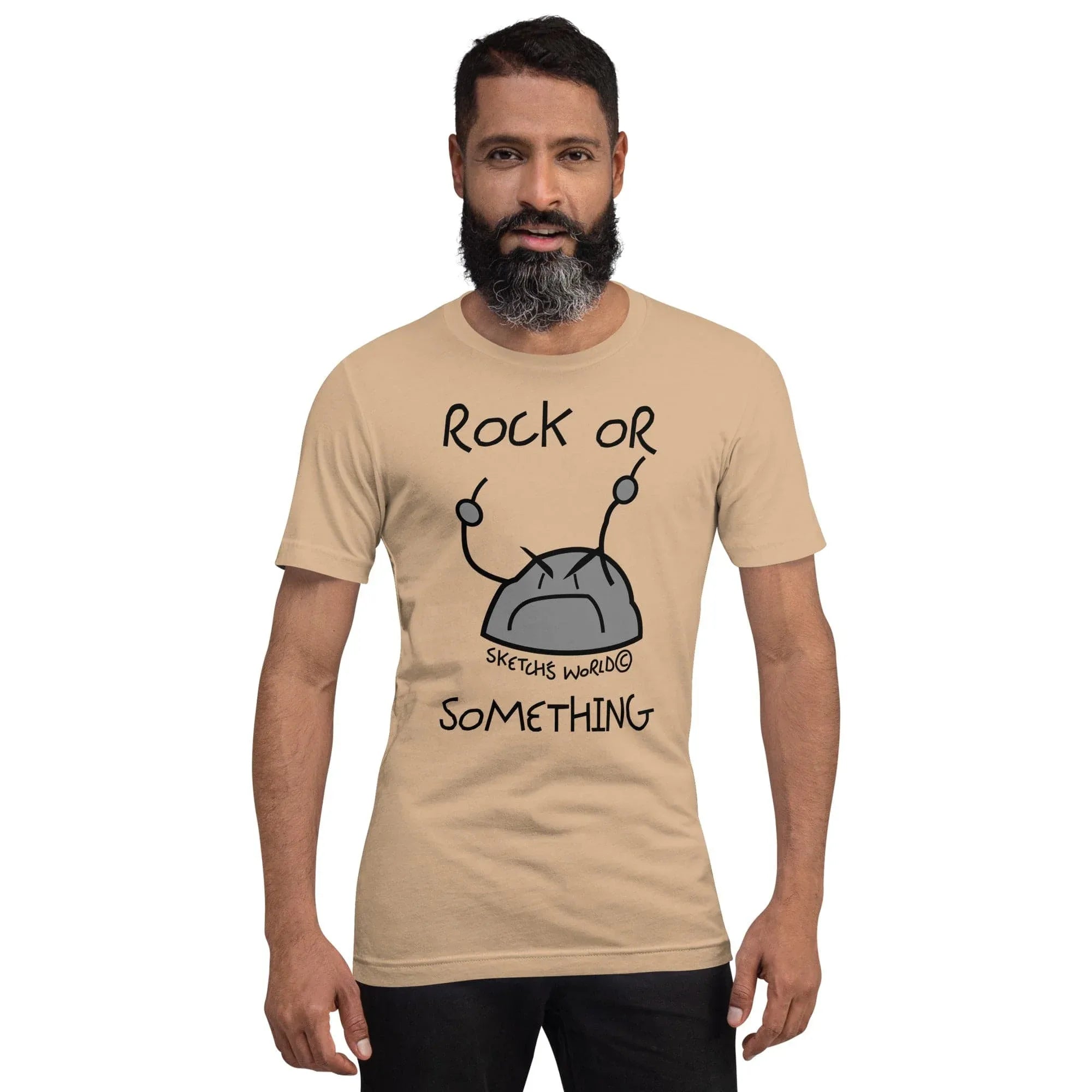 Tactical Gear Junkie Tan / XS Sketch's World © Officially Licensed - Rock or Something Unisex T-Shirt
