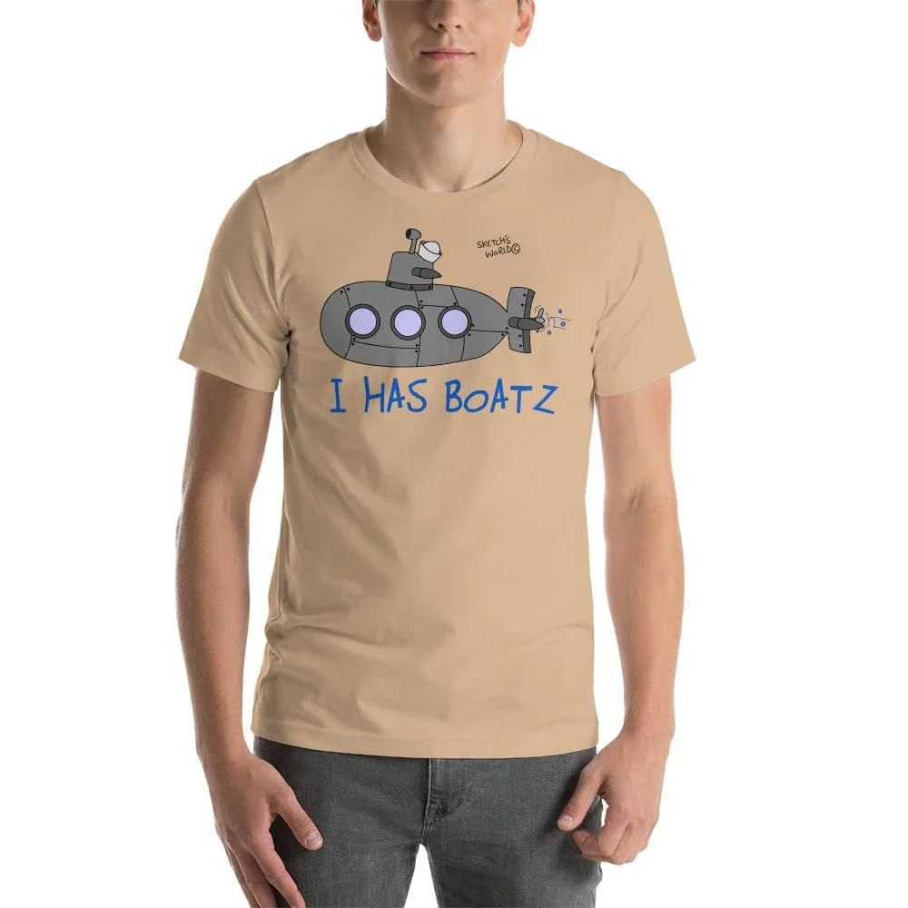 Tactical Gear Junkie Tan / XS Sketch's World © Officially Licensed - Navy Submarine Unisex T-Shirt