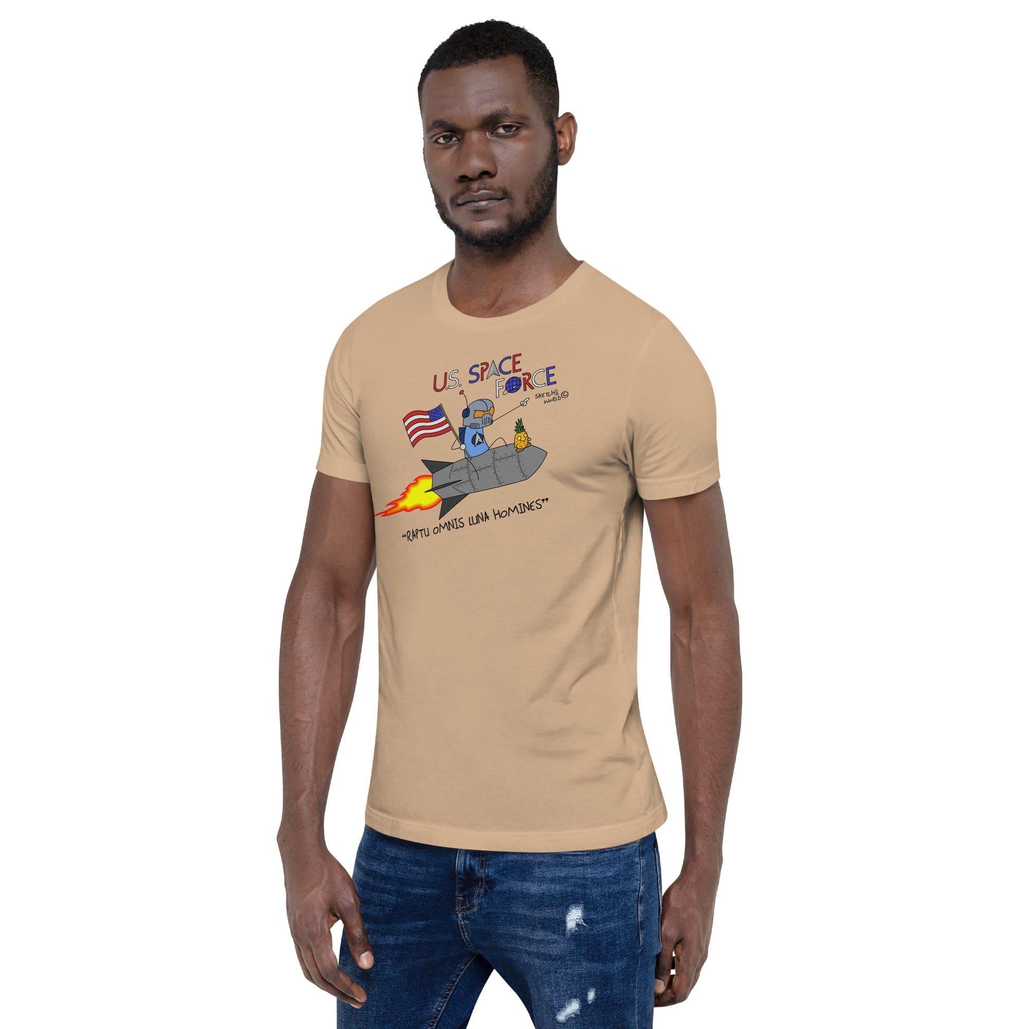 Tactical Gear Junkie Sketch's World © Officially Licensed - US Space Force Unisex T-Shirt