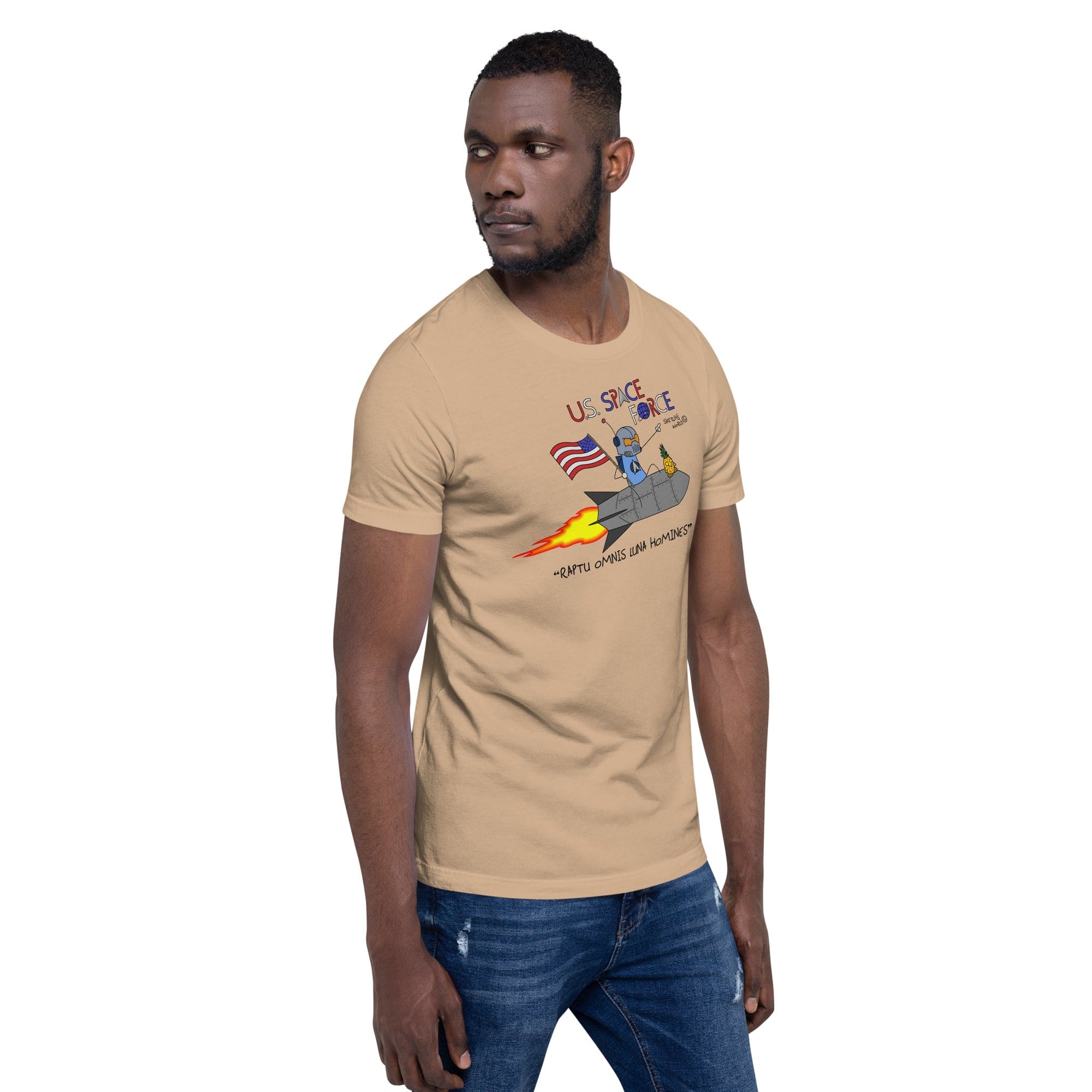 Tactical Gear Junkie Sketch's World © Officially Licensed - US Space Force Unisex T-Shirt