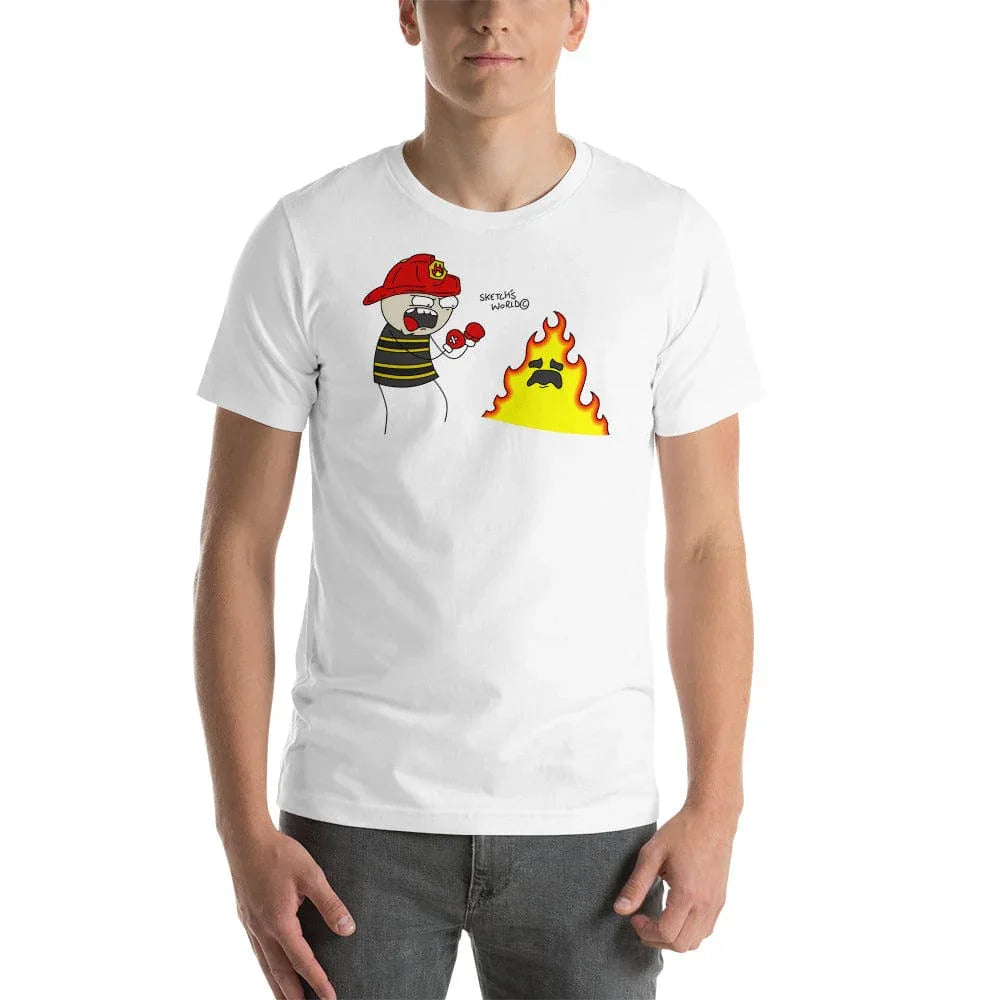 Tactical Gear Junkie White / XS Sketch's World © Officially Licensed - Firefighter Unisex T-Shirt