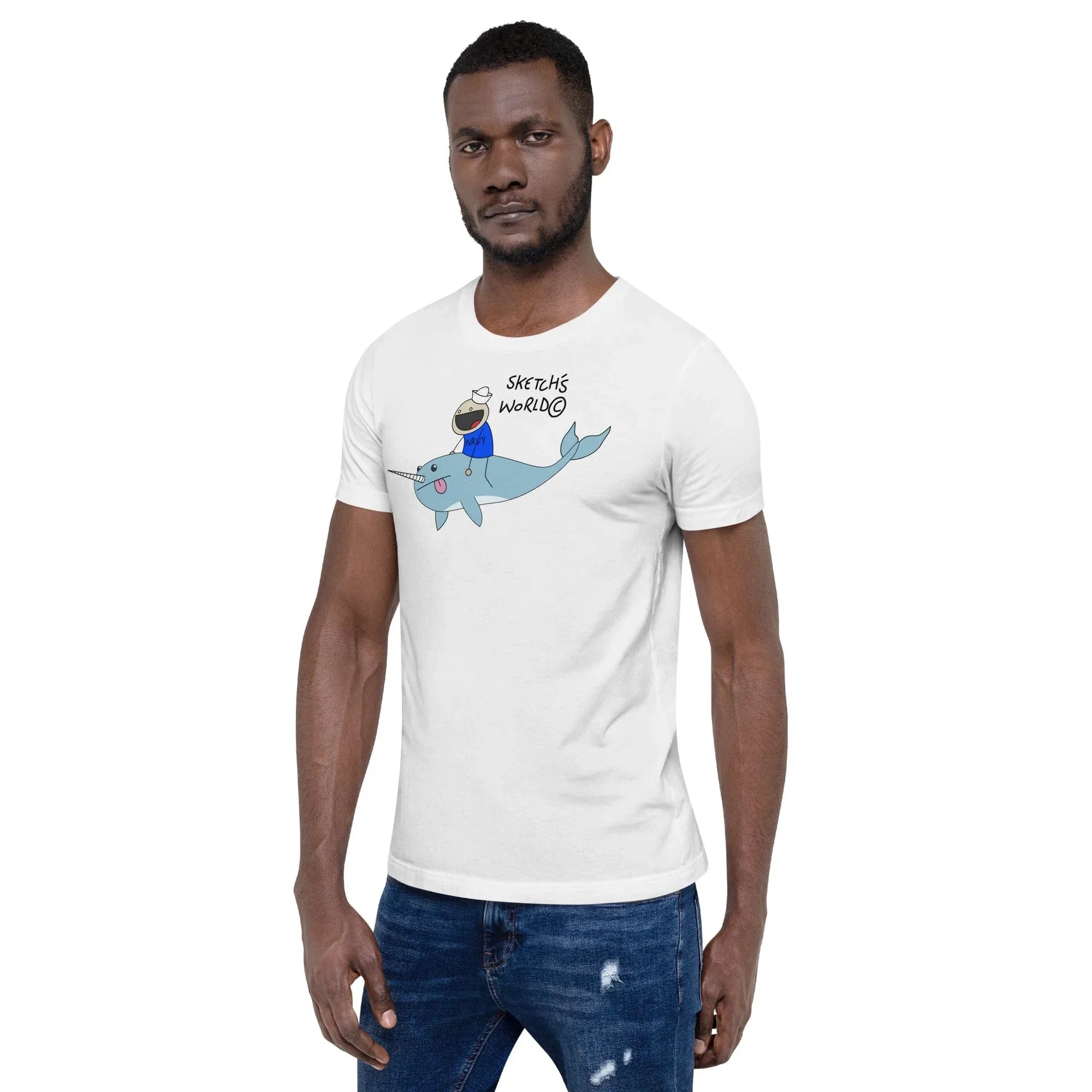 Tactical Gear Junkie Sketch's World © Officially Licensed - Navy Transport Unisex T-Shirt