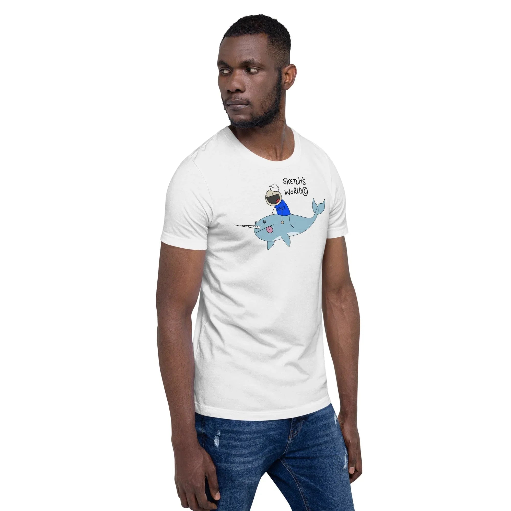 Tactical Gear Junkie Sketch's World © Officially Licensed - Navy Transport Unisex T-Shirt