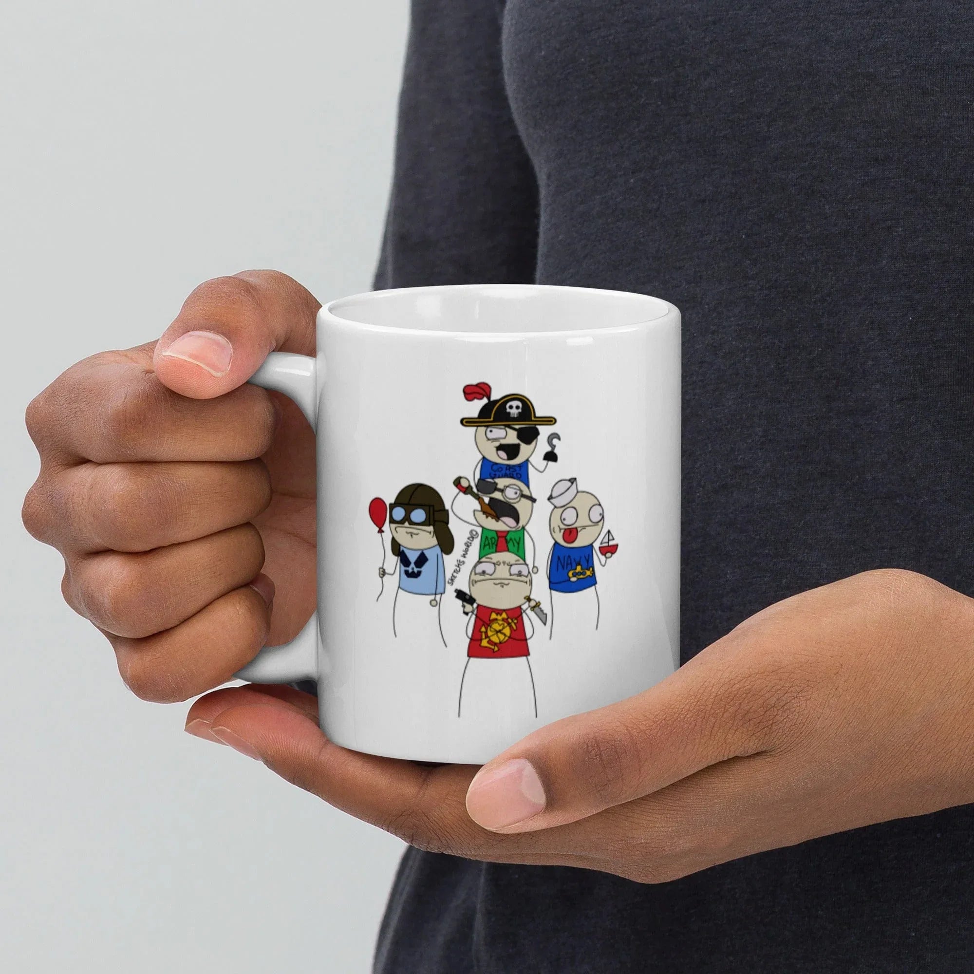 Tactical Gear Junkie Sketch's World © Officially Licensed - 5 Branches Ceramic Mug