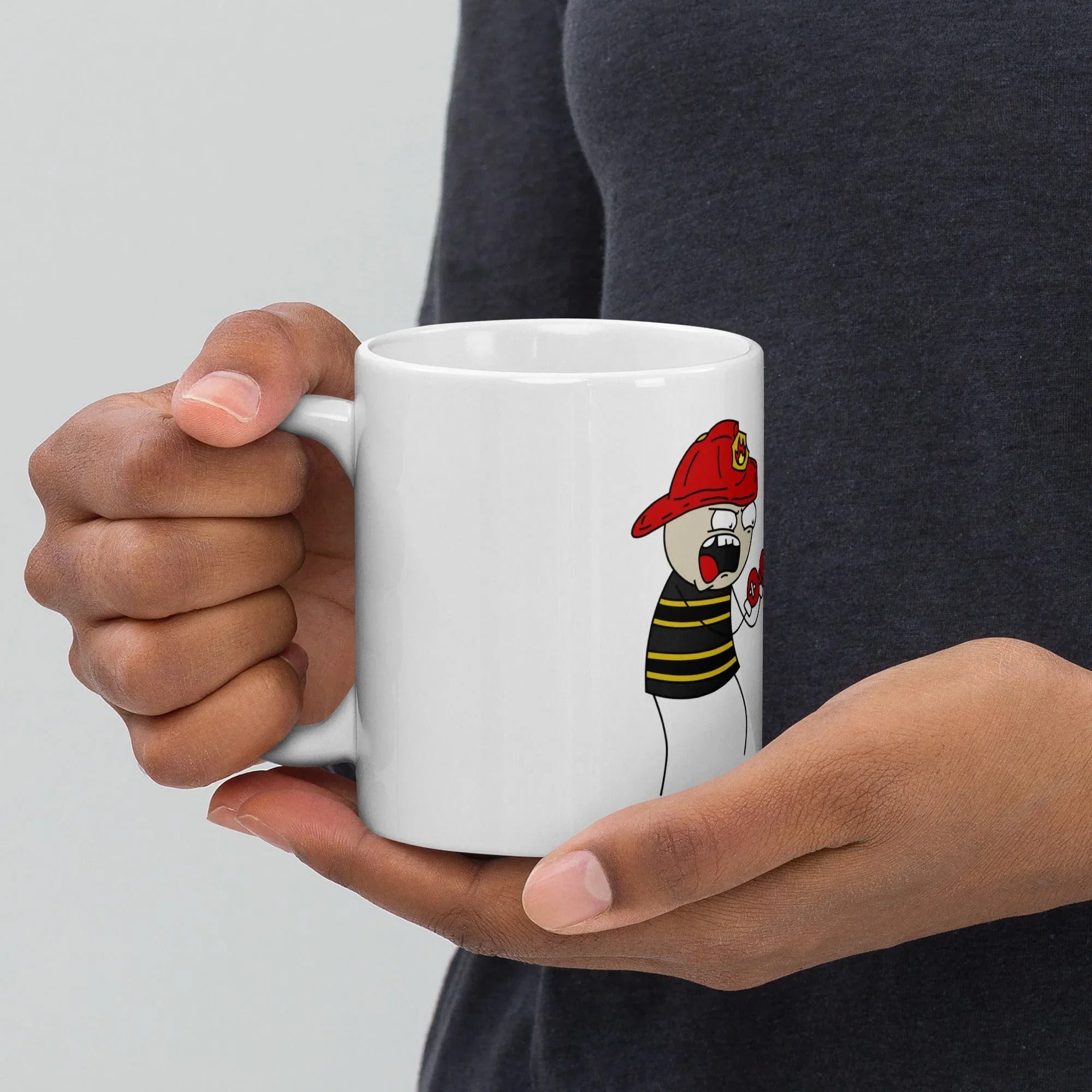 Tactical Gear Junkie Sketch's World © Officially Licensed - Firefighter Ceramic Mug