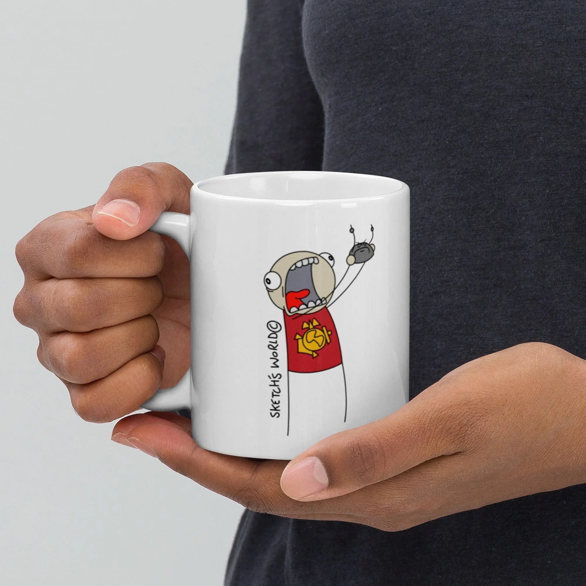 Tactical Gear Junkie Sketch's World © Officially Licensed - Marine & Rock Ceramic Mug