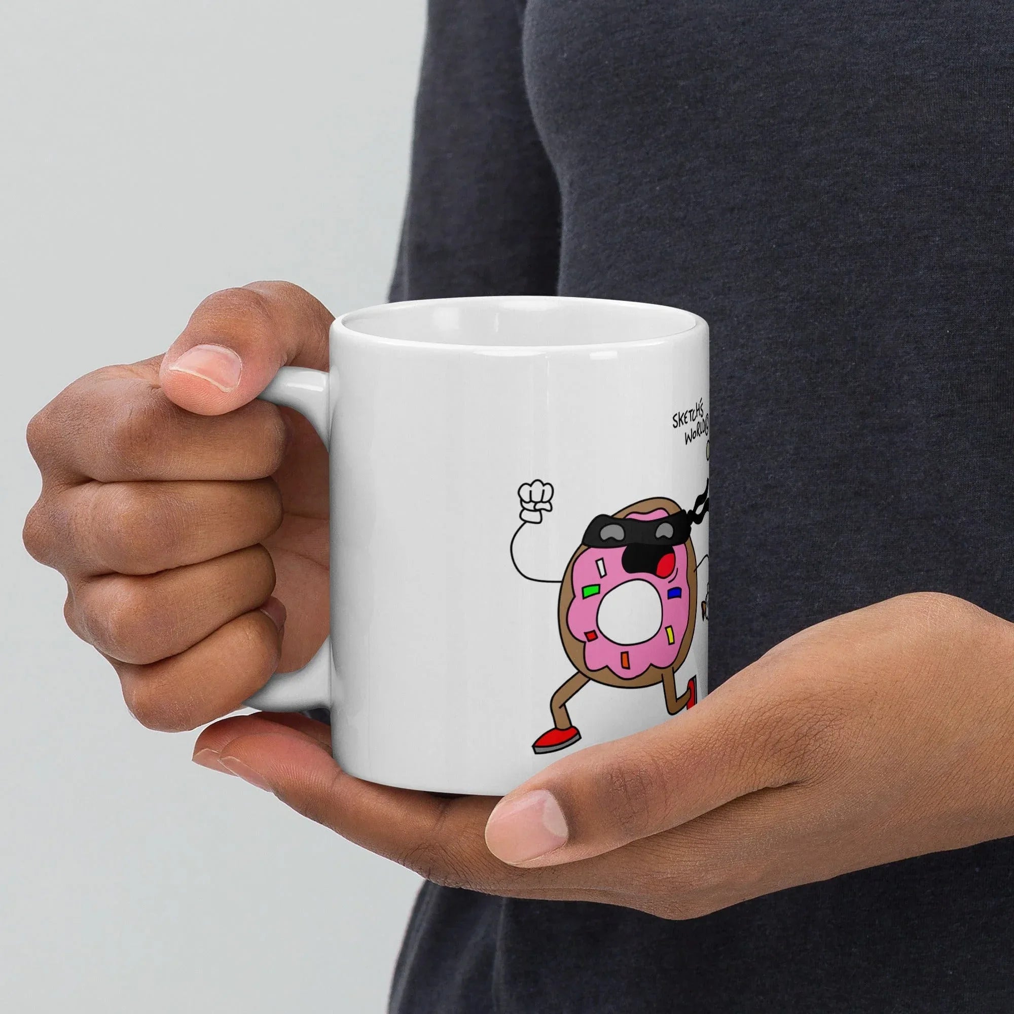 Tactical Gear Junkie Sketch's World © Officially Licensed - Police & Donut Ceramic Mug