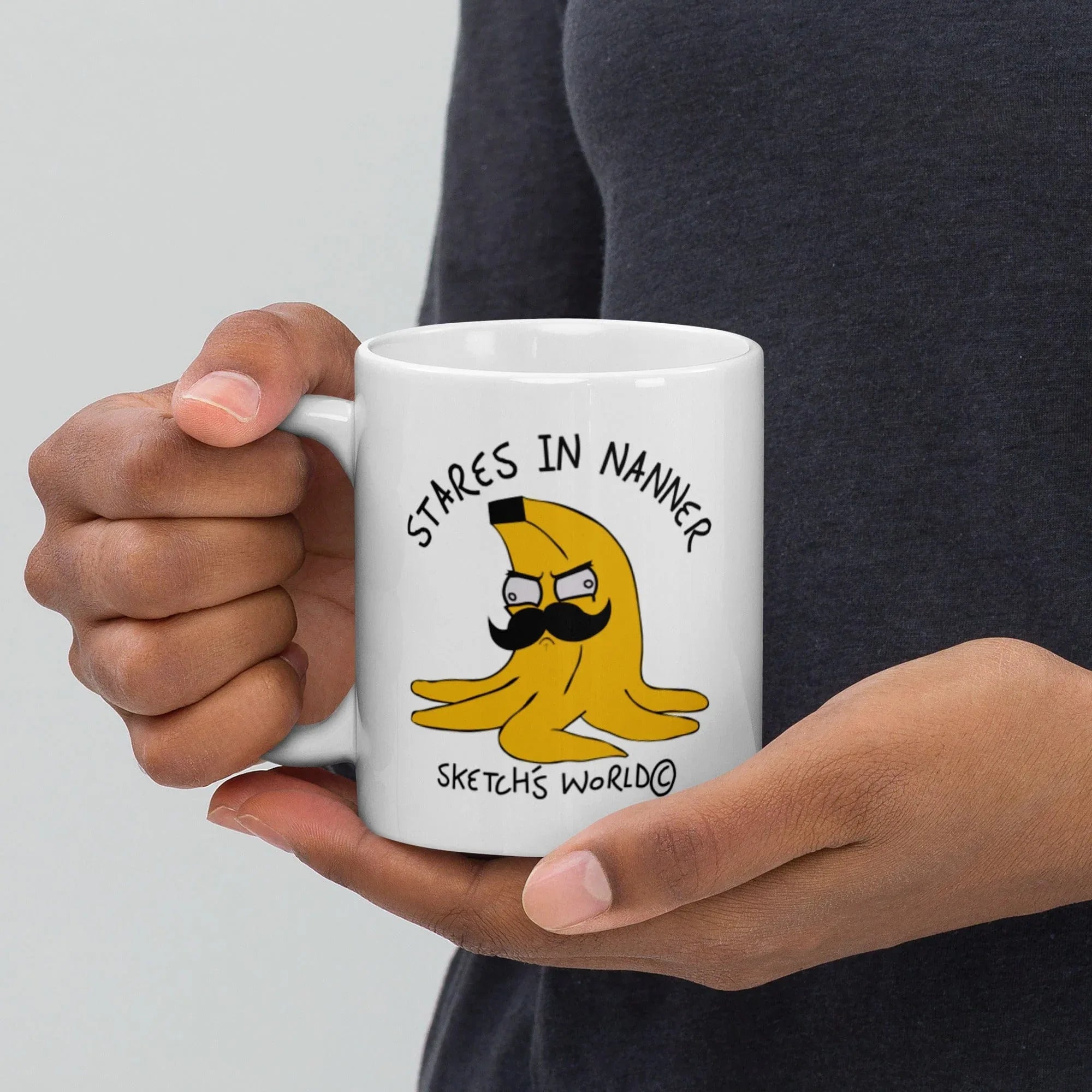 Tactical Gear Junkie Sketch's World © Officially Licensed - Stares in Nanners Ceramic Mug