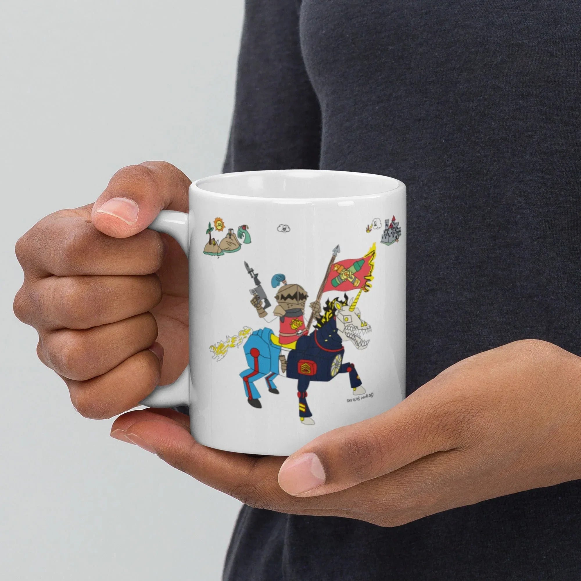 Tactical Gear Junkie Sketch's World © Officially Licensed - Mechapony Ceramic Mug