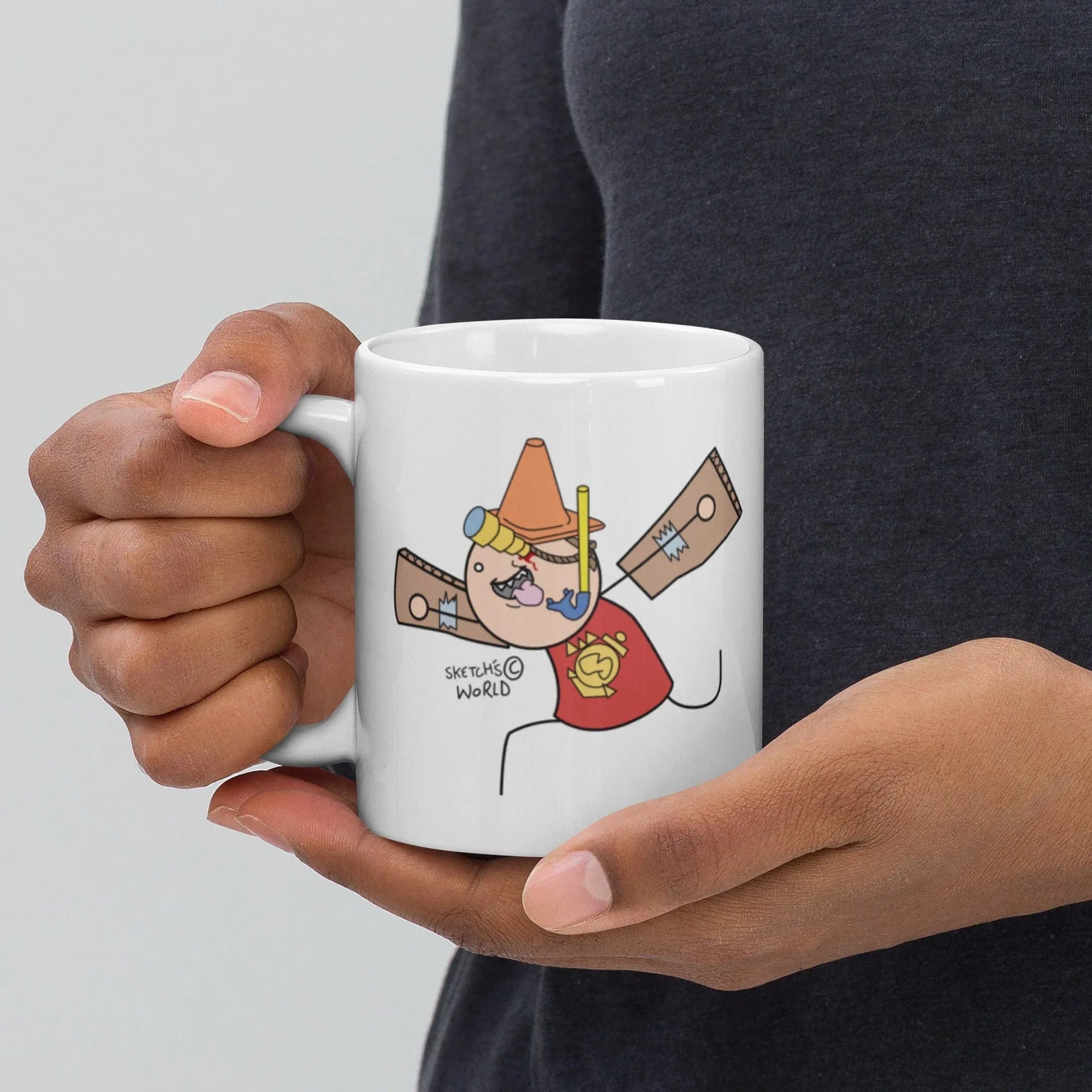Tactical Gear Junkie Sketch's World © Officially Licensed - Flying Marine Ceramic Mug