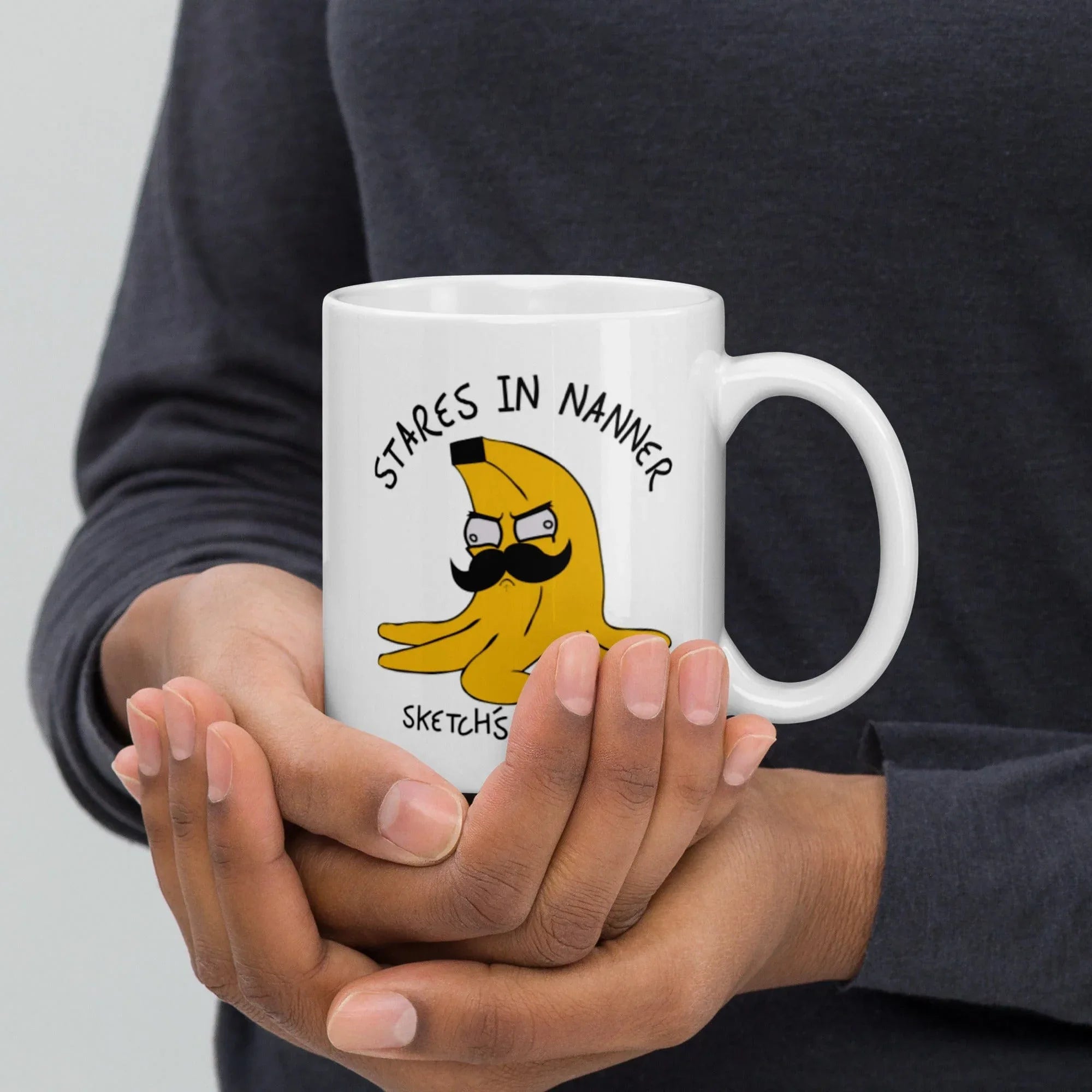 Tactical Gear Junkie 11oz Sketch's World © Officially Licensed - Stares in Nanners Ceramic Mug