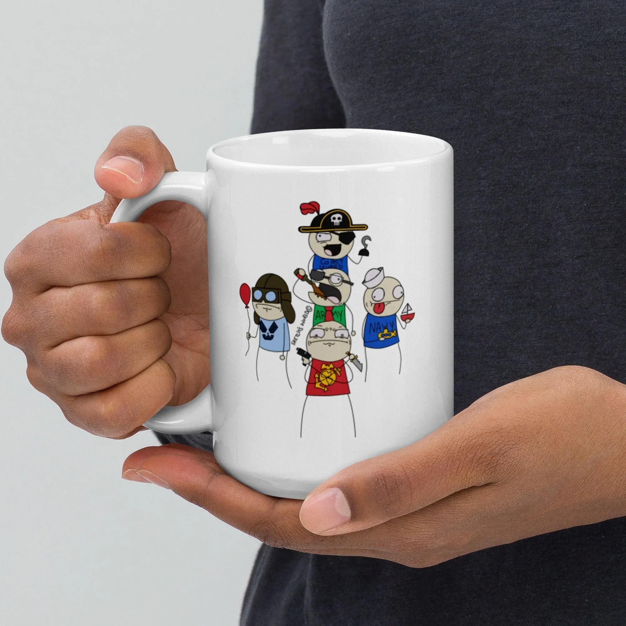 Tactical Gear Junkie Sketch's World © Officially Licensed - 5 Branches Ceramic Mug