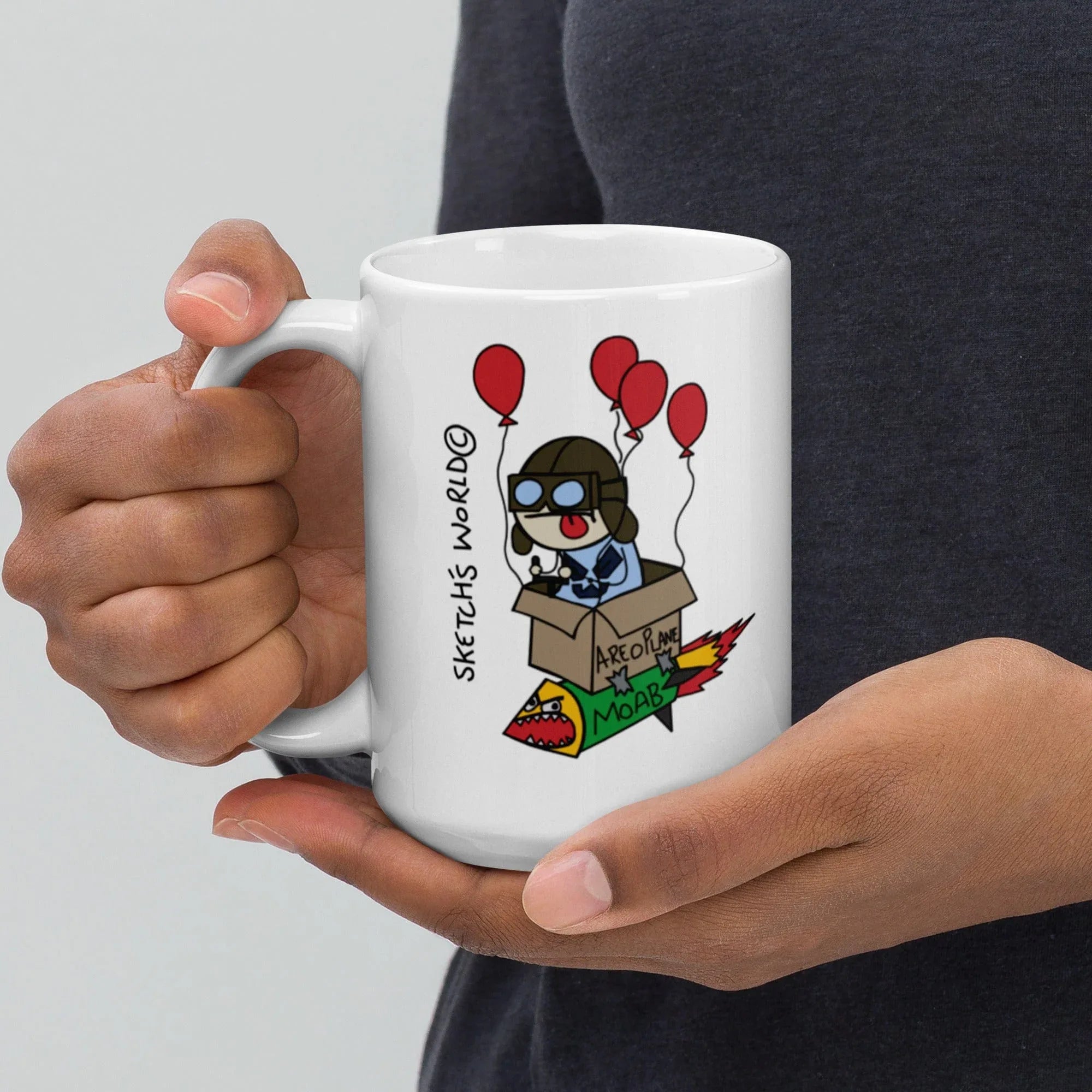 Tactical Gear Junkie Sketch's World © Officially Licensed - Air Force MOAB Ceramic Mug