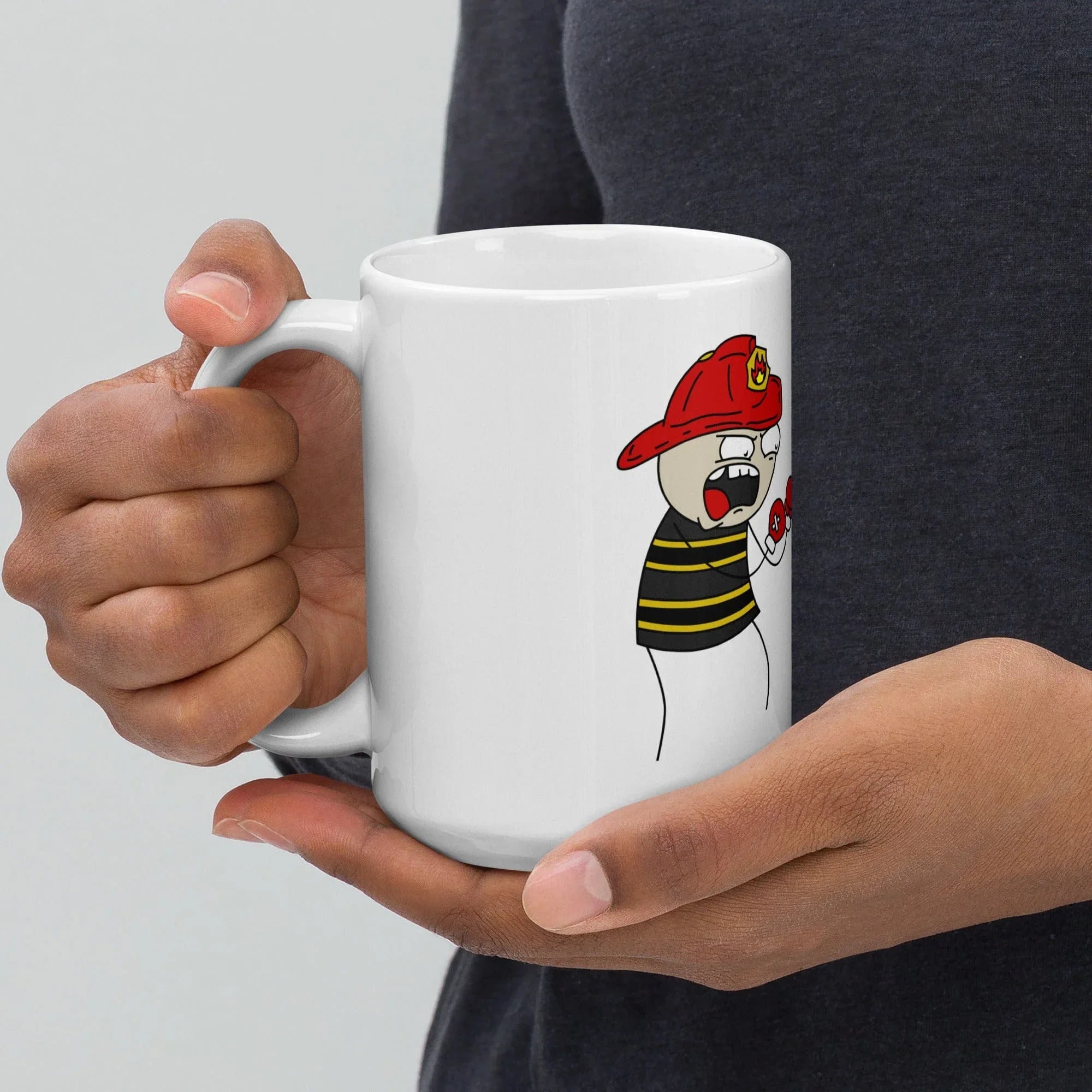 Tactical Gear Junkie Sketch's World © Officially Licensed - Firefighter Ceramic Mug