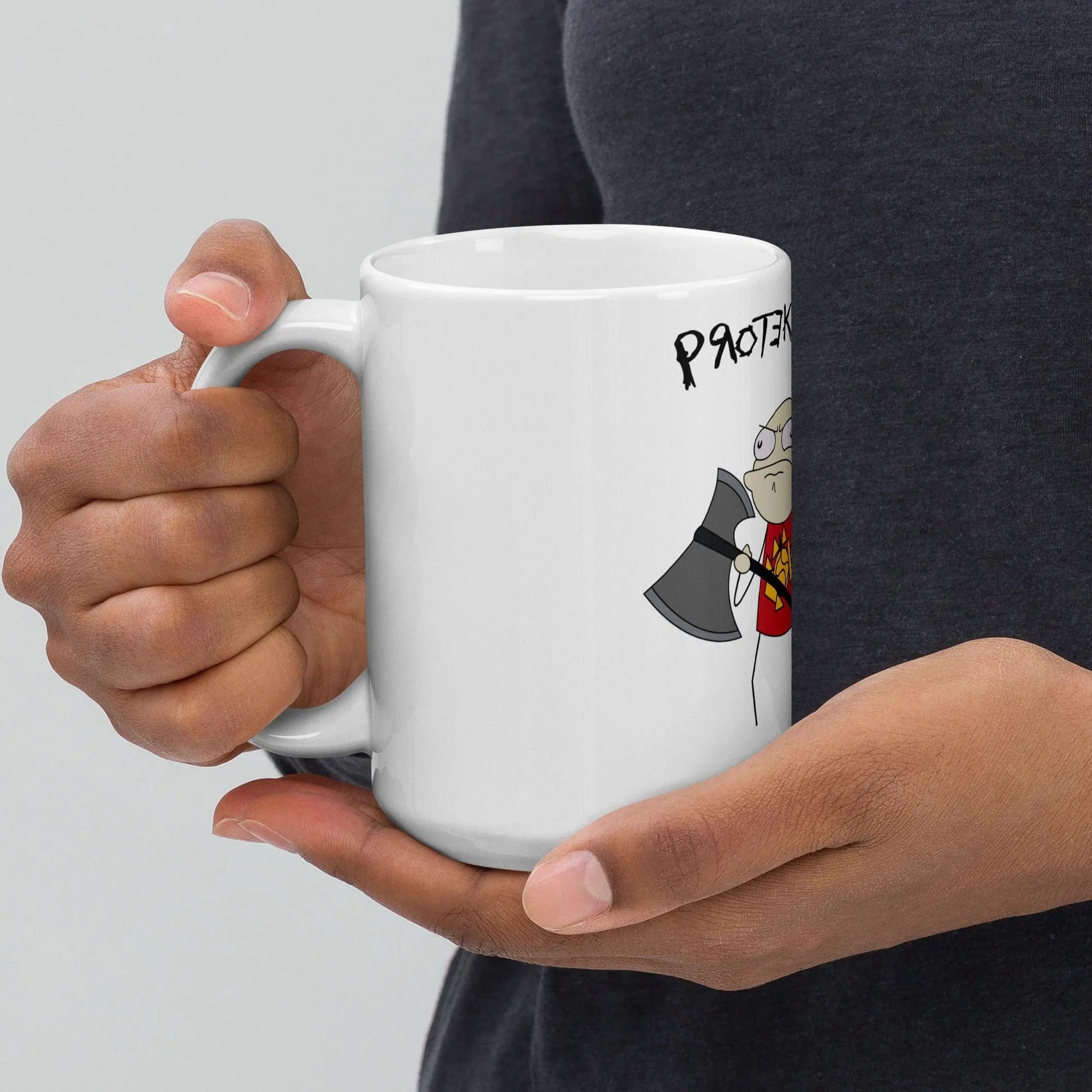 Tactical Gear Junkie Sketch's World © Officially Licensed - Protect the Crayonz Marine Ceramic Mug