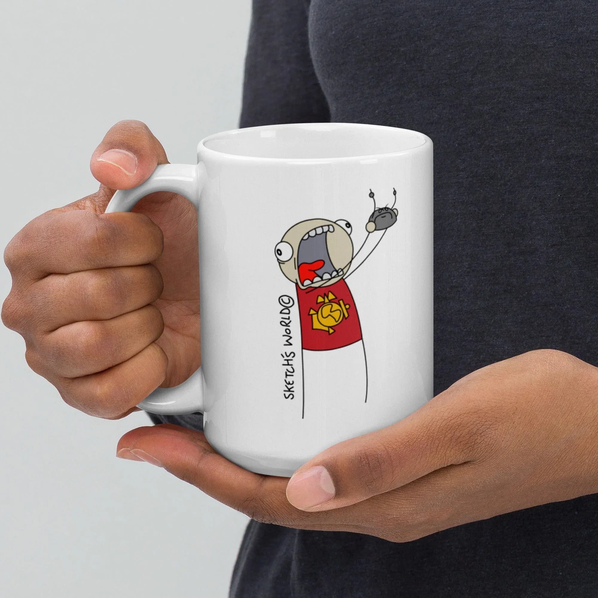 Tactical Gear Junkie Sketch's World © Officially Licensed - Marine & Rock Ceramic Mug